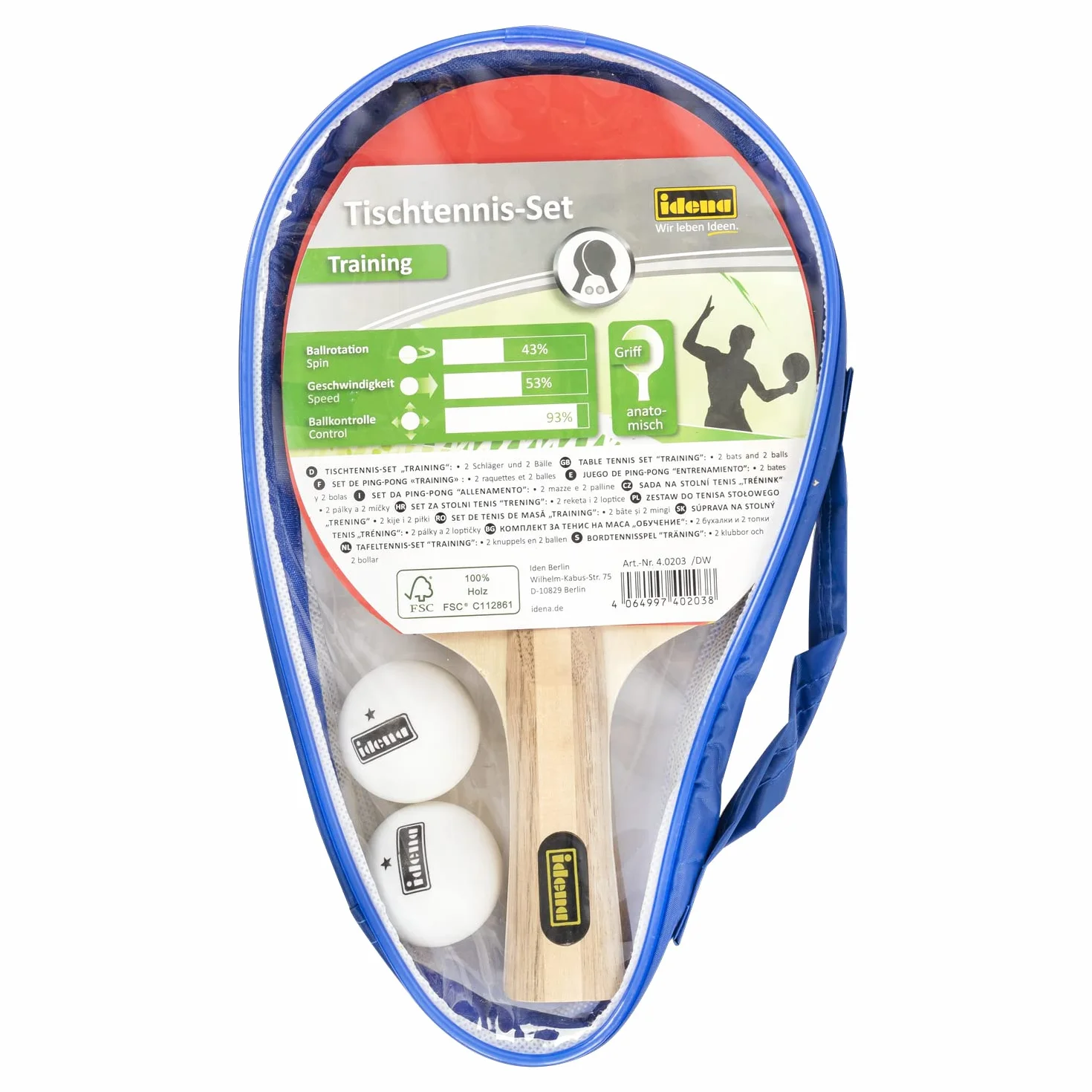 Idena Table Tennis Set