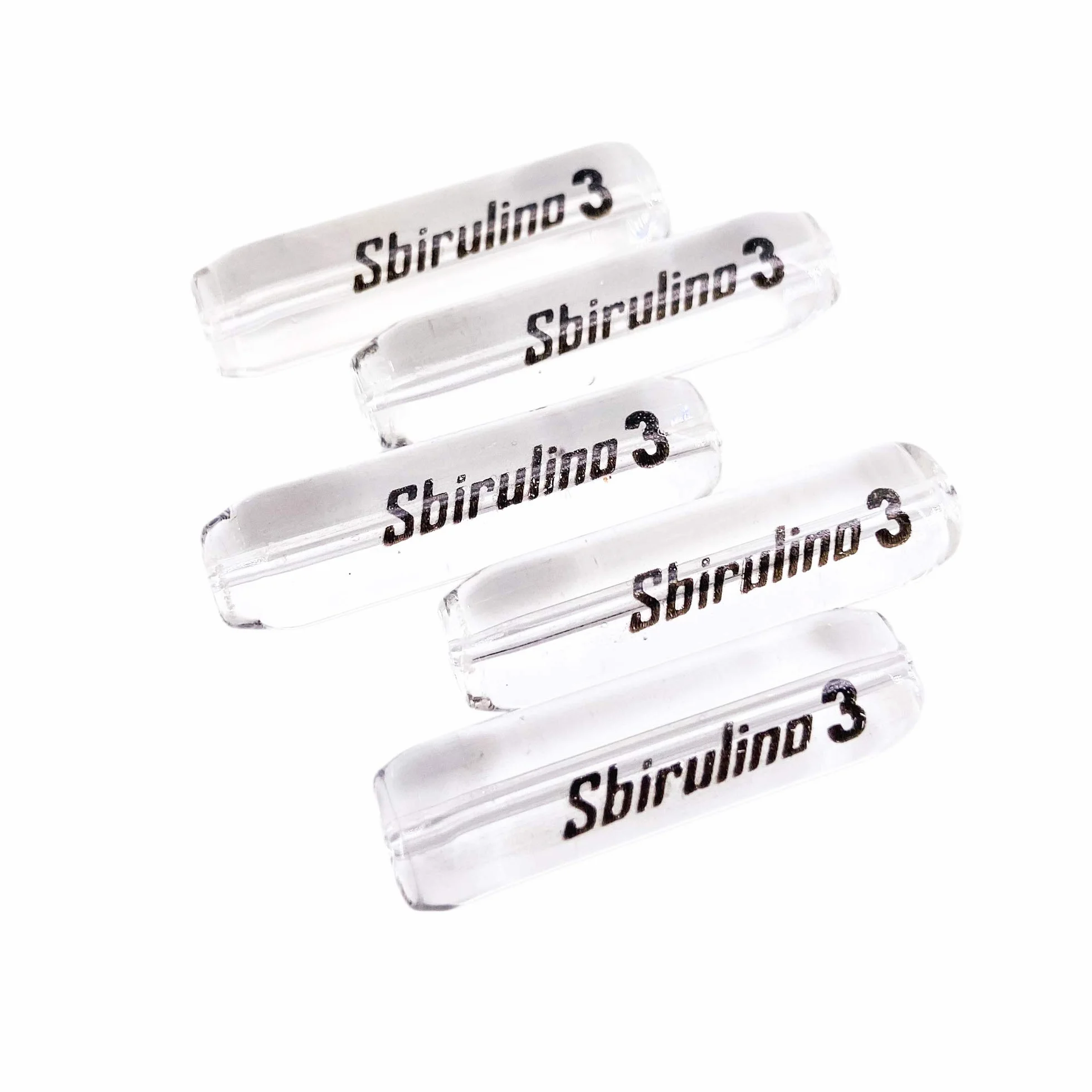 Lot de 5 lames de pêche courtes Sbirulino