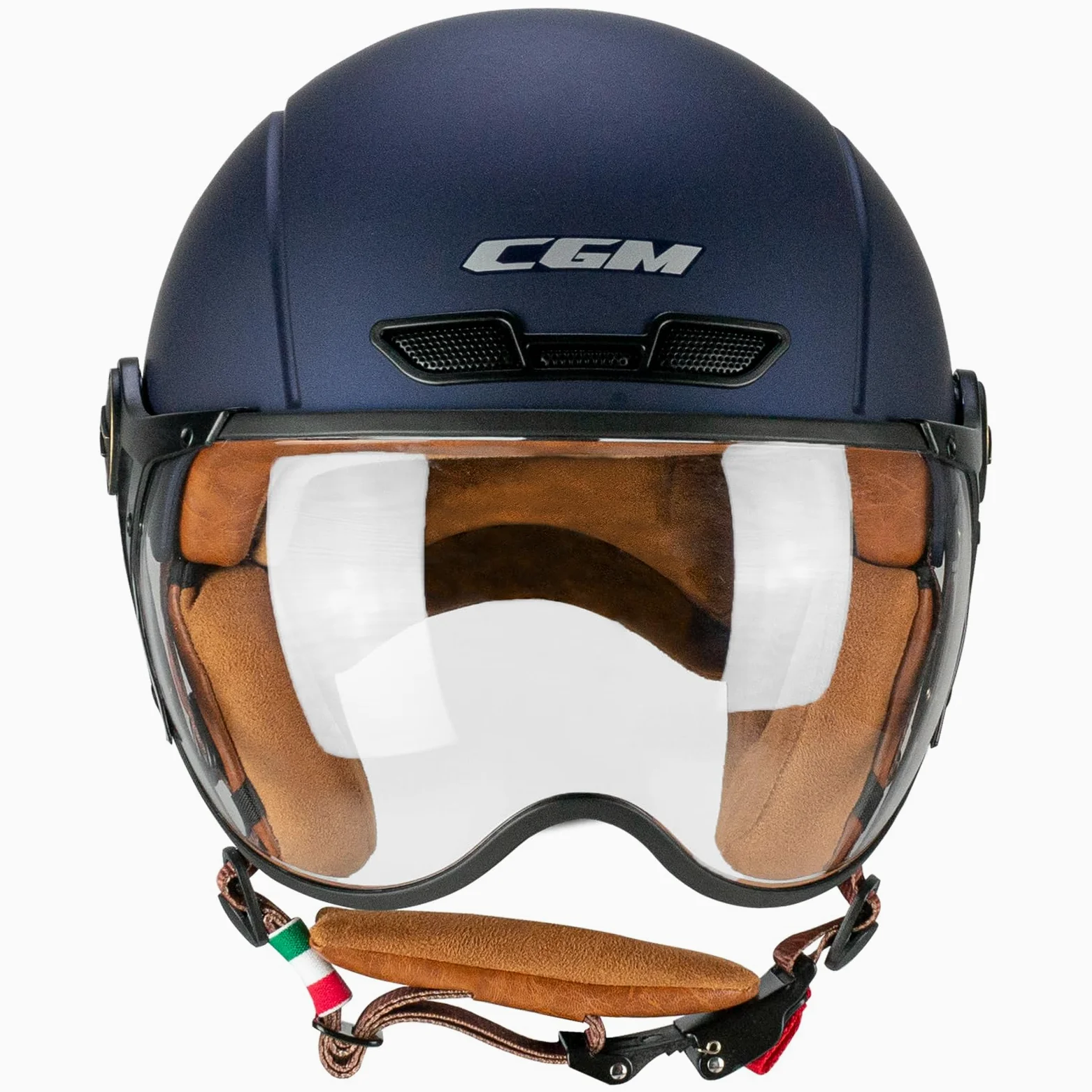 CGM EBI Casque de Ski Unisexe pour Adulte, Bleu Satin, XXL (61 cm)