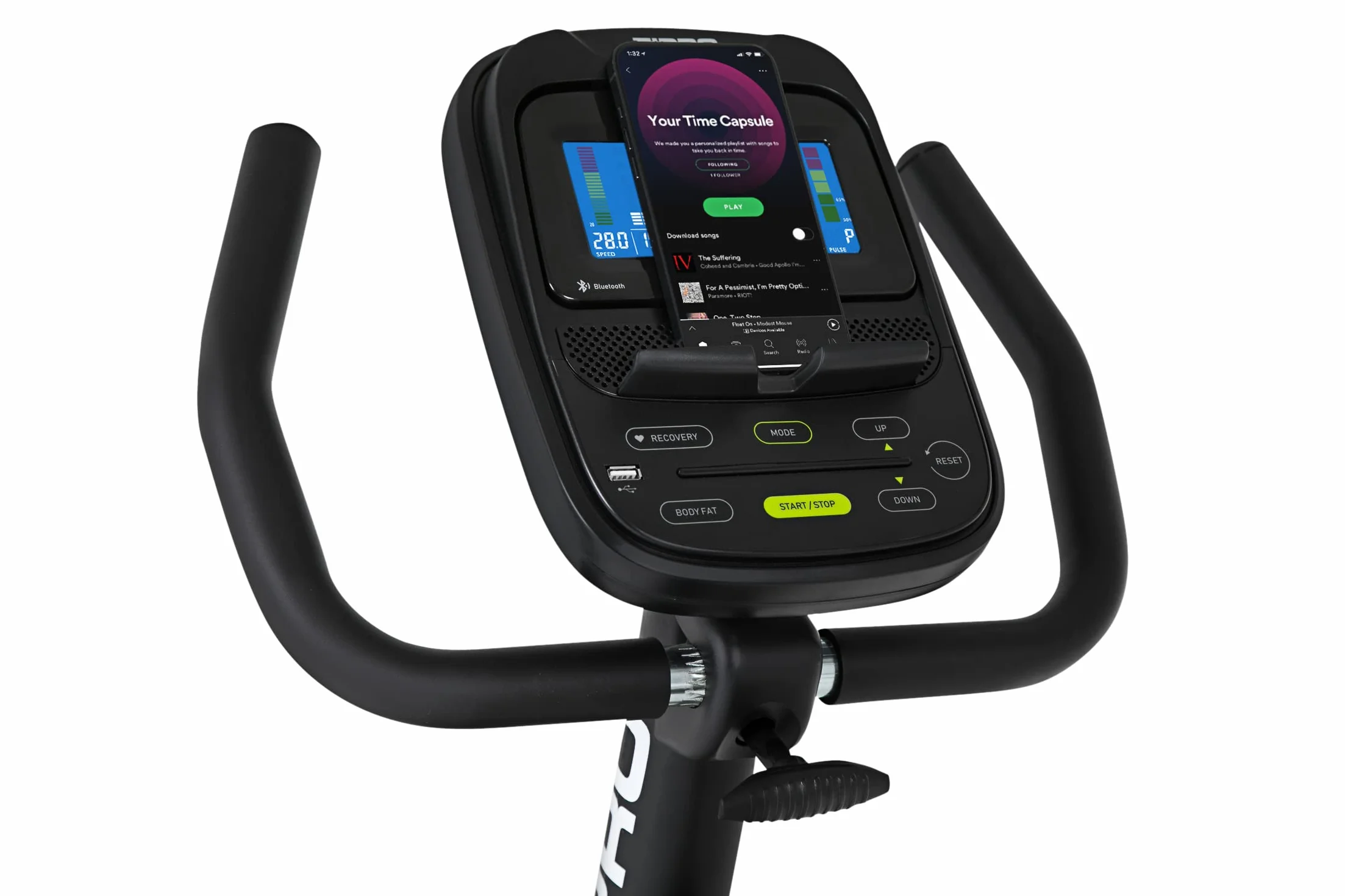 Zipro Vélo d'appartement magnétique Ergomètre Fitness 150 kg