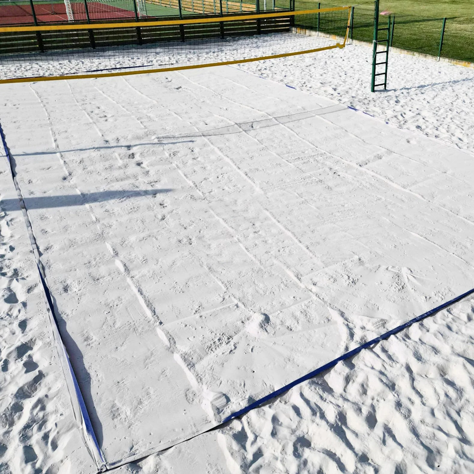 Aoneky Lignes de Beach Volleyball 16x8m avec Ancrages Sangle de Marquage