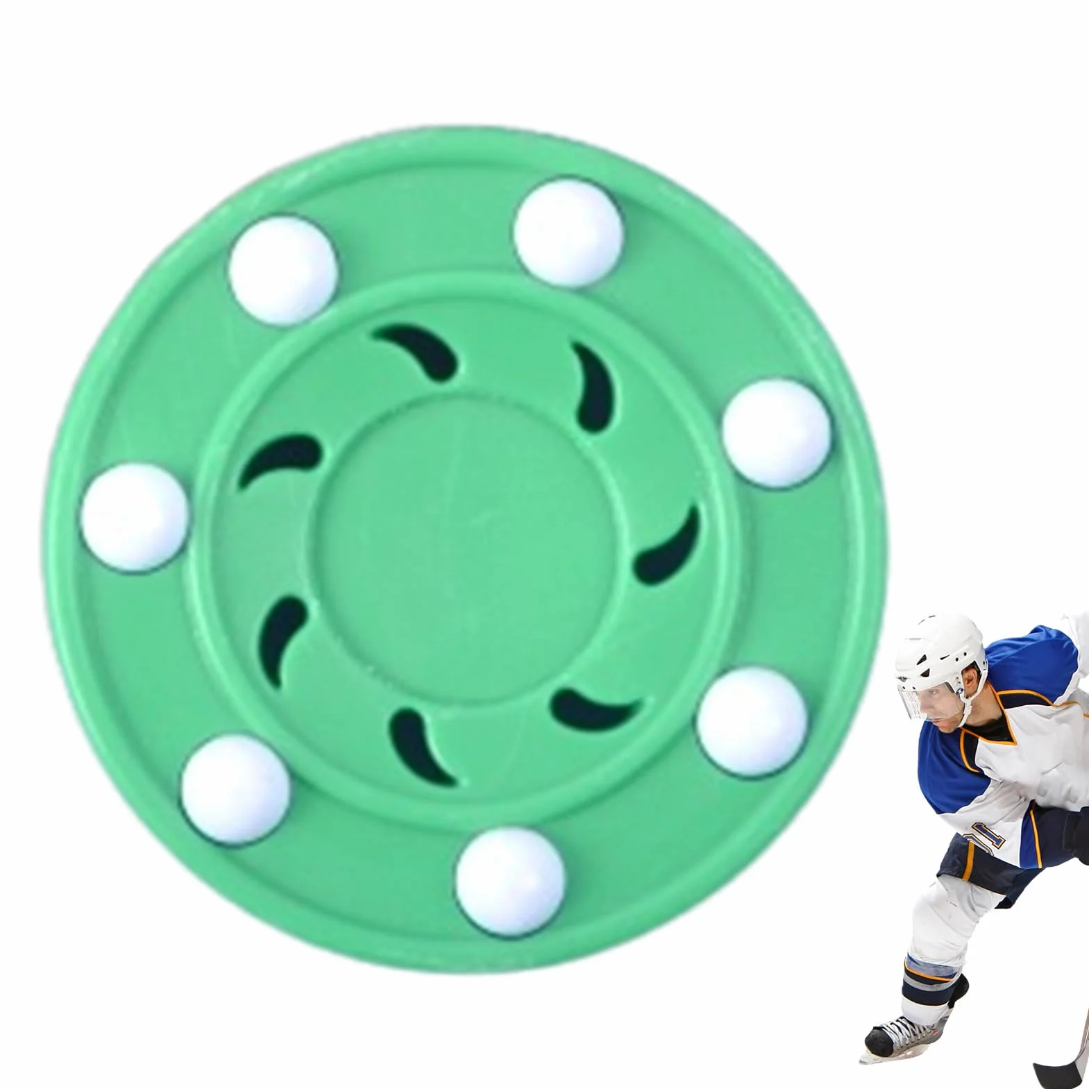 Rondelle de Hockey intérieure en Mousse, Équipement d'entraînement Sportif Multifonctionnel