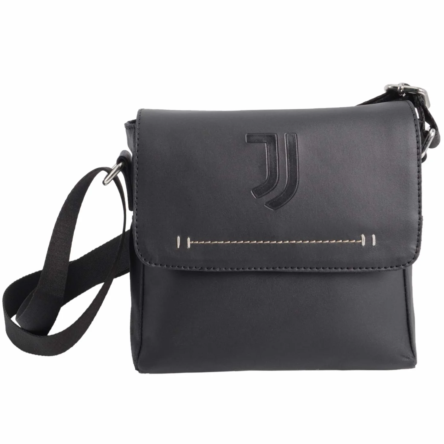JUVENTUS FC Sacoche en cuir noir
