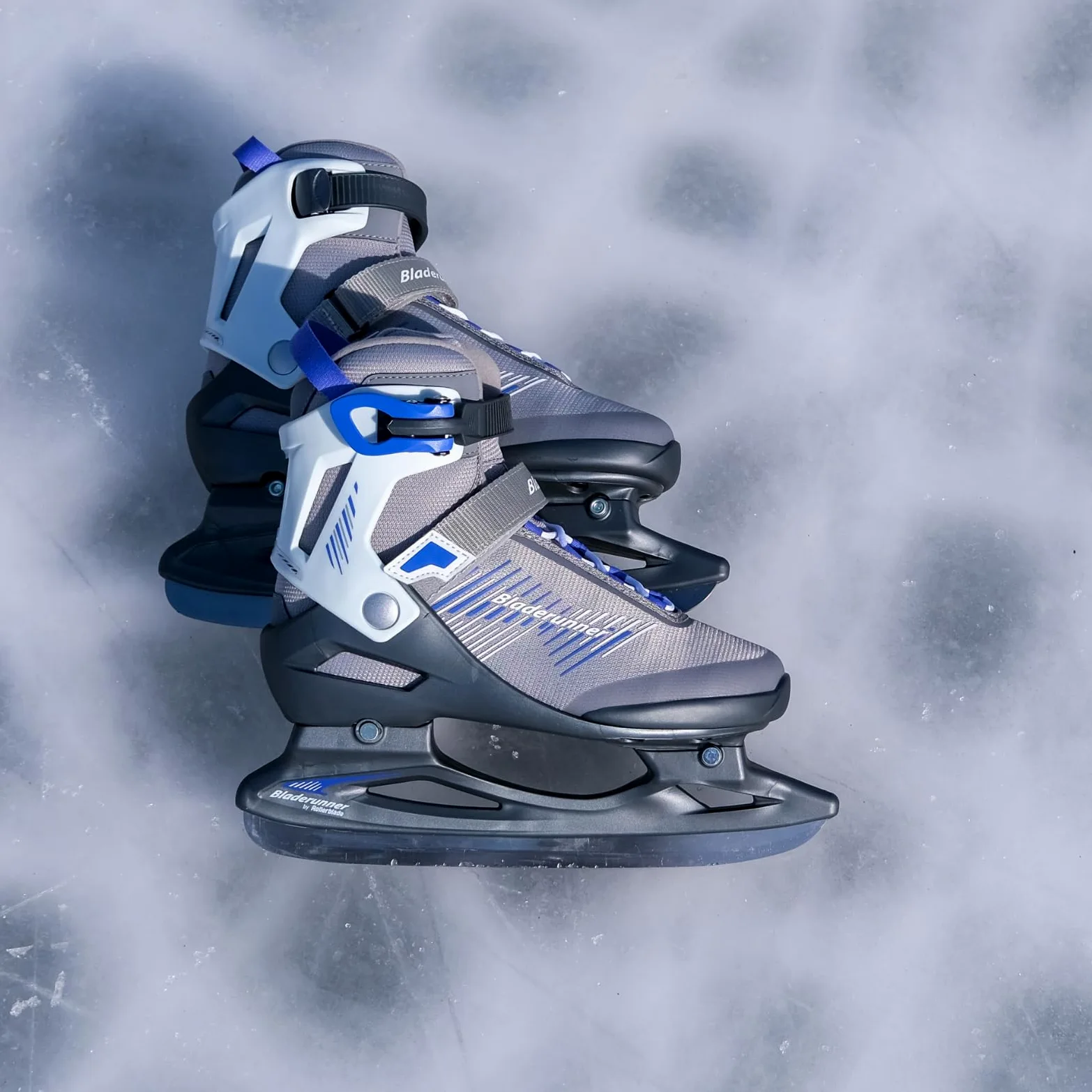 Bladerunner Igniter Ice W Patins à Glace, Femme, Argent/Bleu