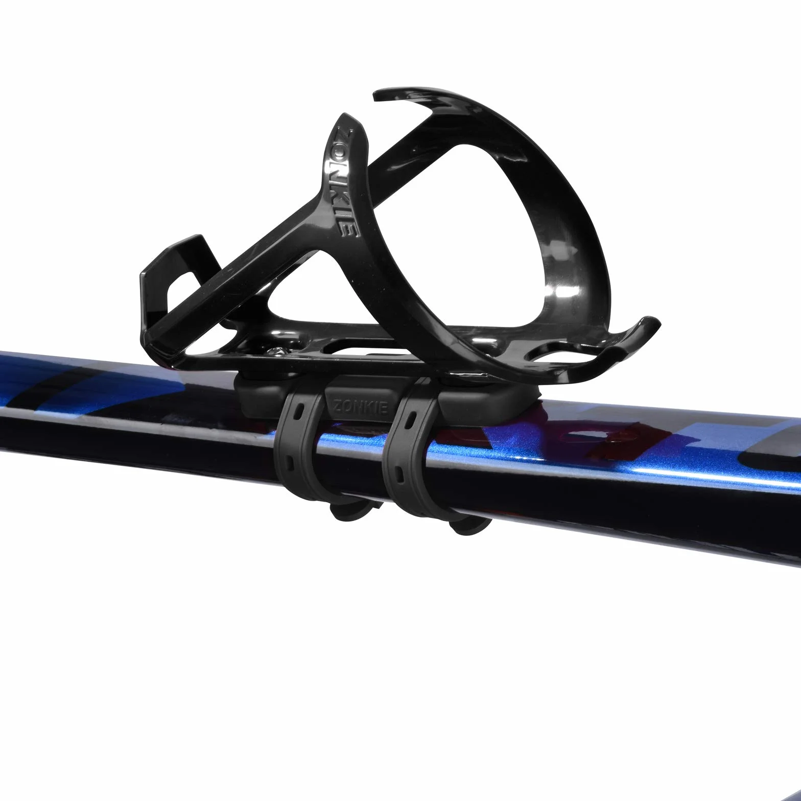 Porte-Bouteille de vélo en Plastique avec Base de Montage Noir