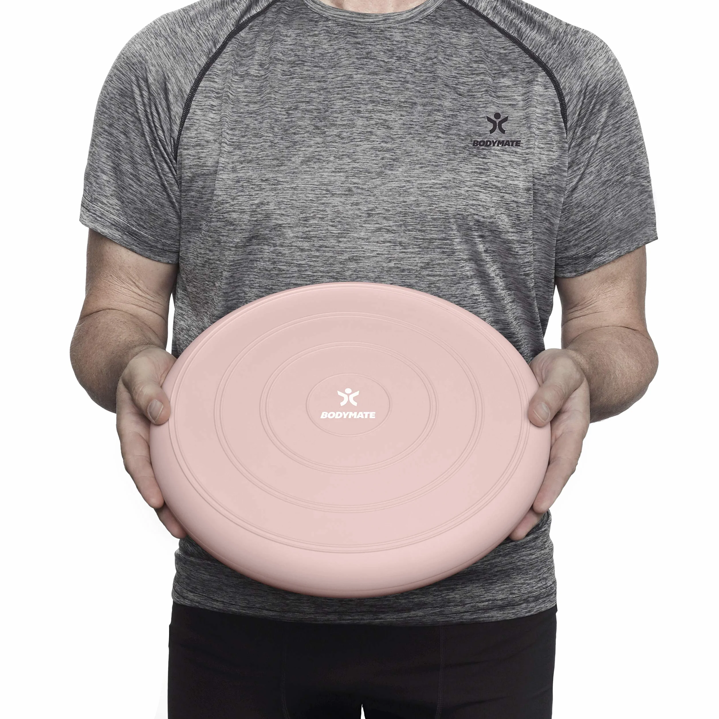 BODYMATE Coussin d'équilibre Comfort Ø33cm Pompe Incluse Gonflable Core Training Fitness rééducation