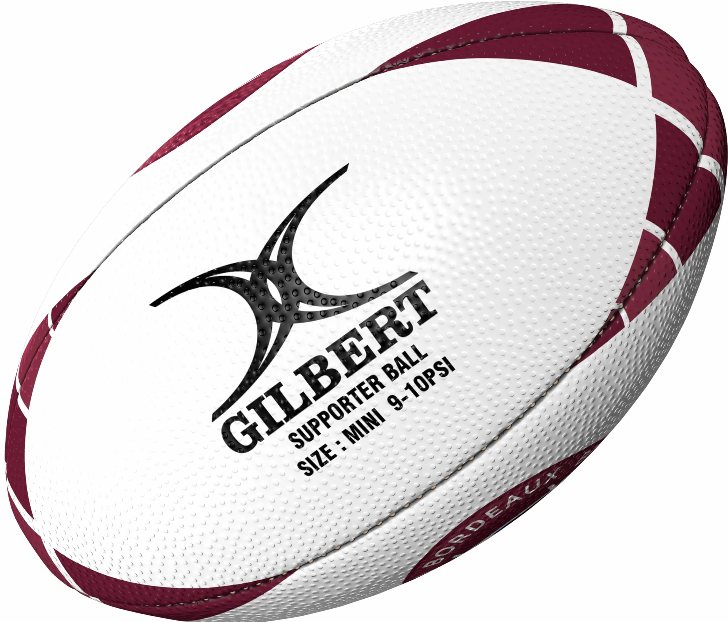 Gilbert Mini Ballon de Rugby UBB Bordeaux - Collection Officielle