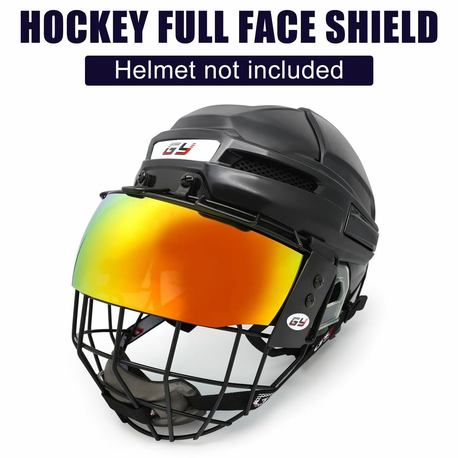 GY Combo cage de casque de hockey et protection faciale