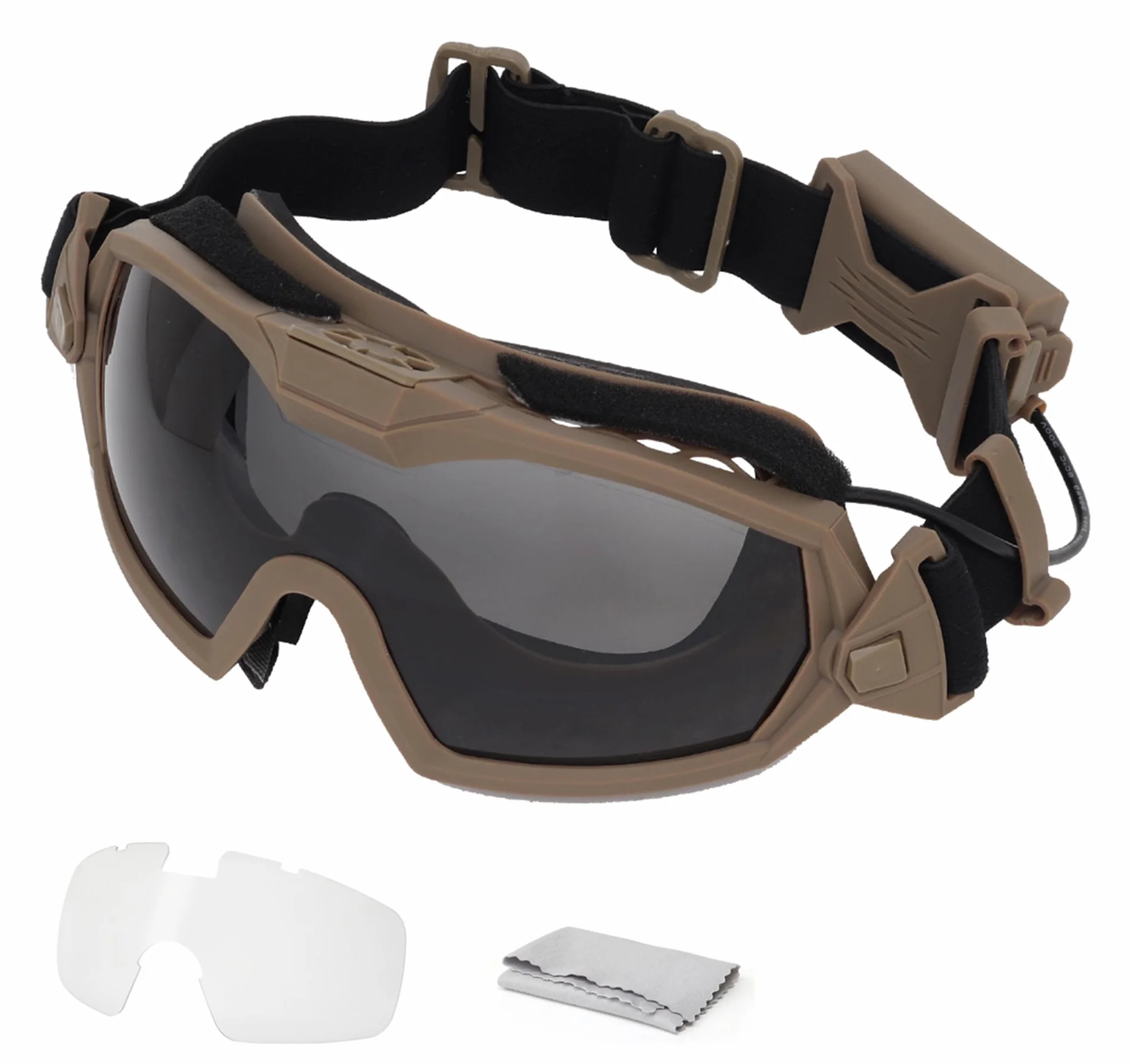 Refroidisseur Tactique Airsoft Paintball Lunettes Régulateur Protection Snowboard Ski Chasse Tir Sport