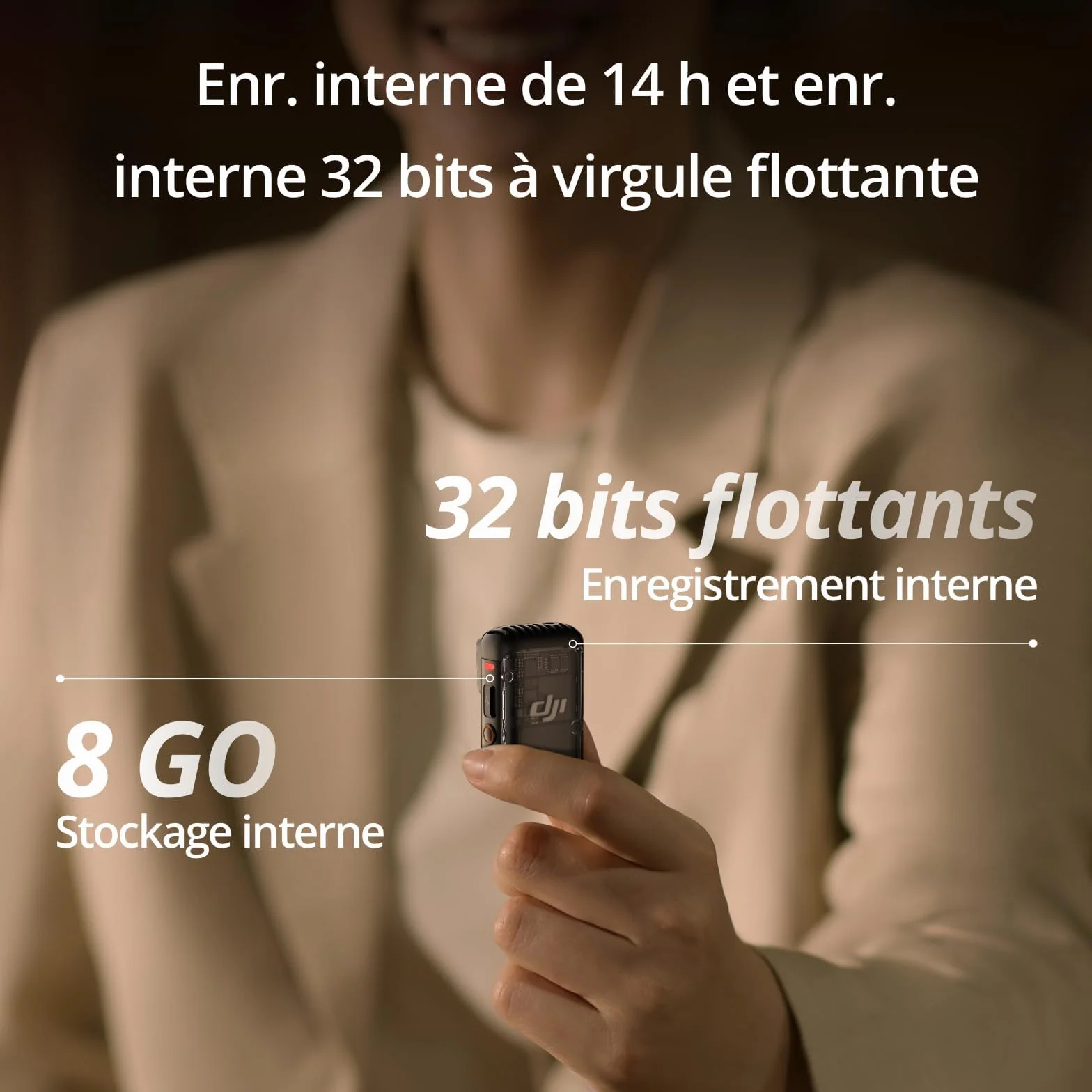 DJI Mic 2 (2 TX + 1 RX + Boîtier de Recharge) Micro sans Fil Tout-en-Un, Réduction Intel. du Bruit, Enregistrement Interne 32 Bits, Portée 250 m