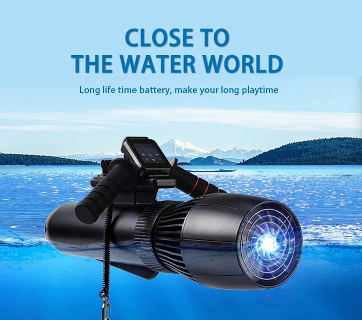 Trottinette sous-marine électrique 700W 14.5AH SUP plongée libre tuba compatible caméra d'action sports nautiques piscine enfants adultes