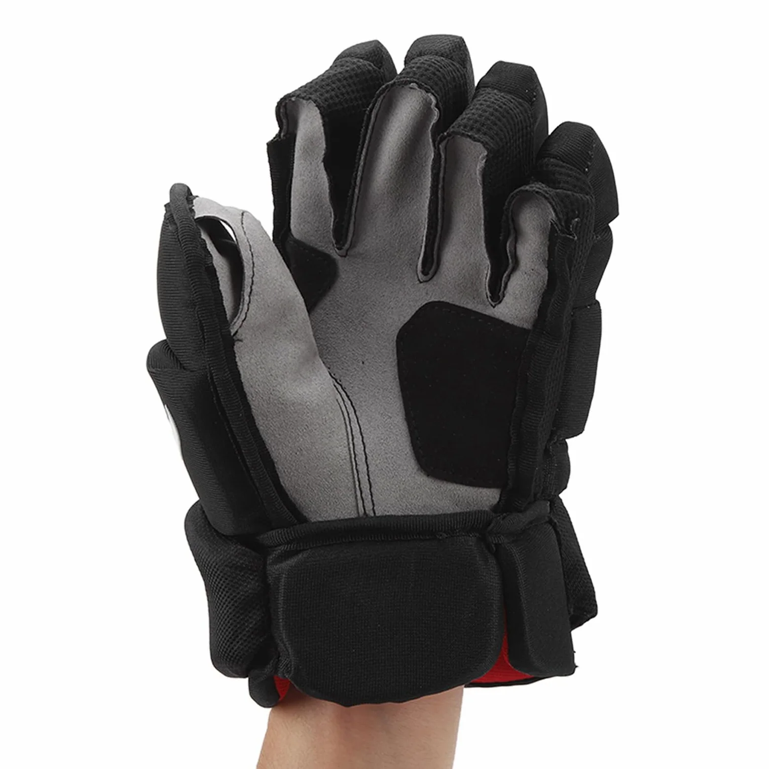 Gants de joueur de hockey - Gants de protection des doigts flexibles pour hockey sur glace, hockey sur patins avec rembourrage extra design respirant tissu en nylon durable
