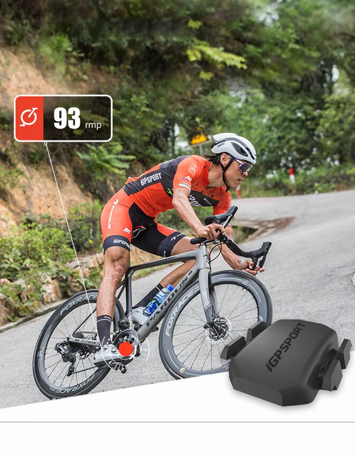 iGPSPORT BSC100MAX Compteur Velo sans Fil et CAD70 Capteur de Cadence
