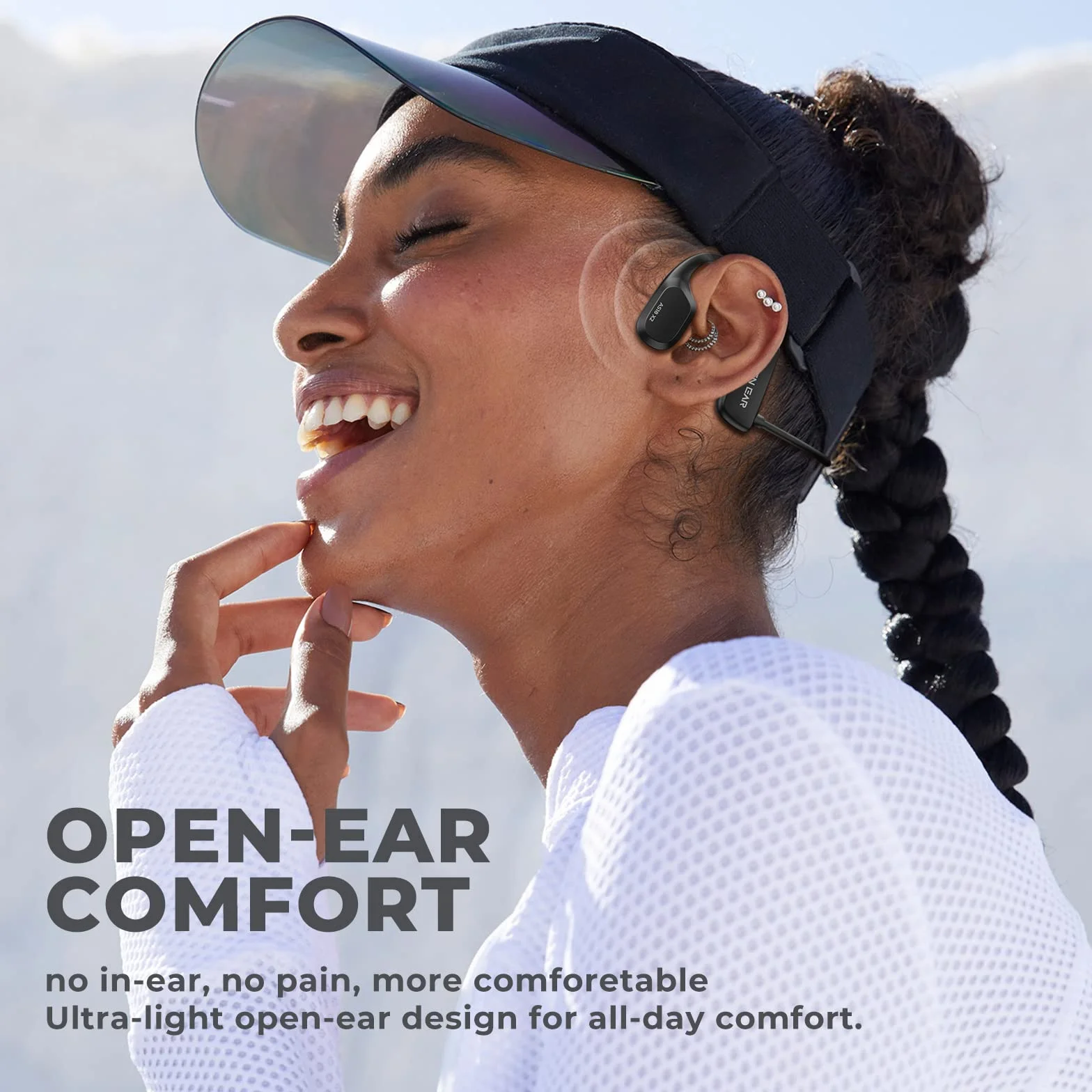 Casque Conduction Osseuse Bluetooth 5.2 Mémoire 16 Go IP68 Écouteur Natation Sport