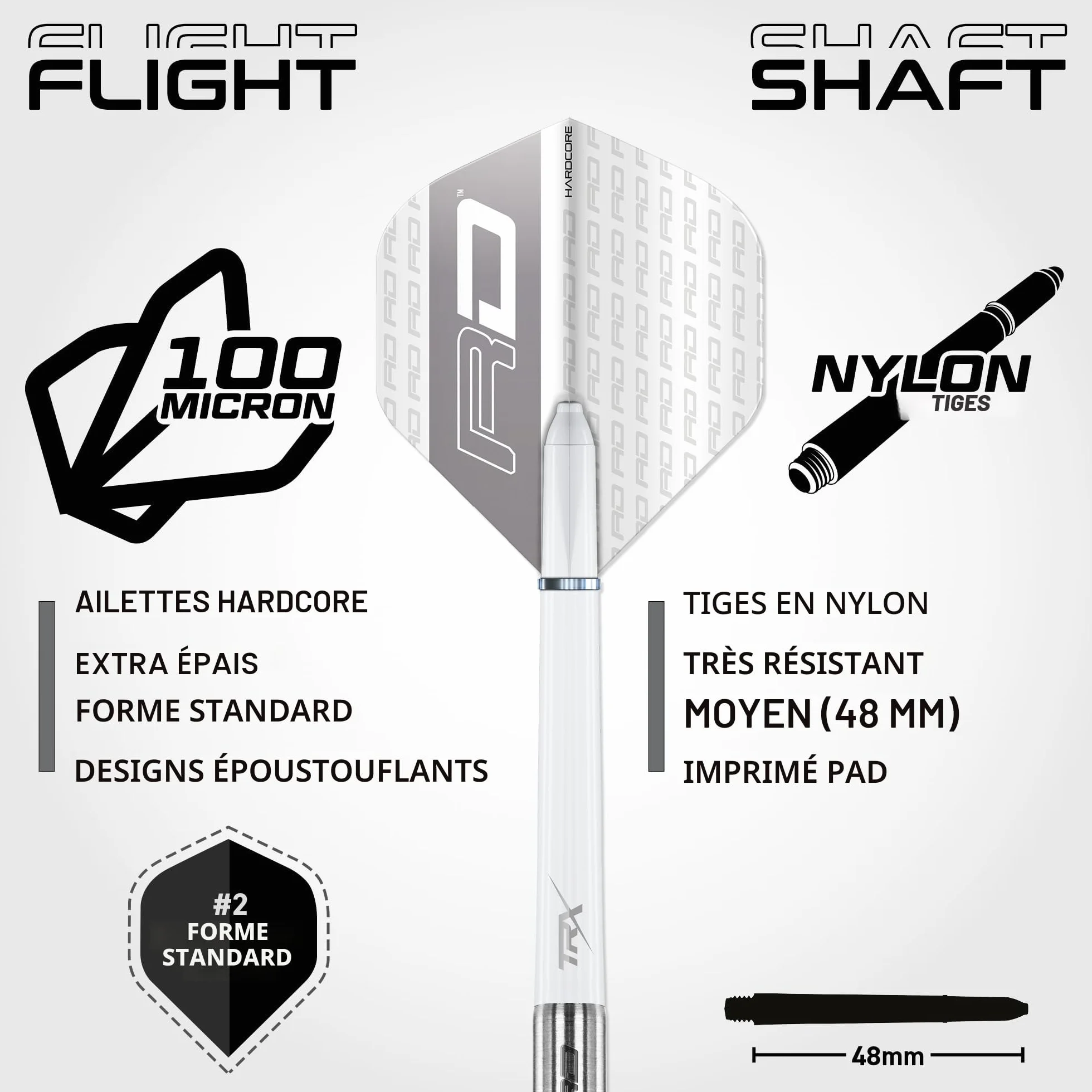 Red Dragon Javelin Darts Jeu de fléchettes en tungstène 85% Professionnel 20-26 g