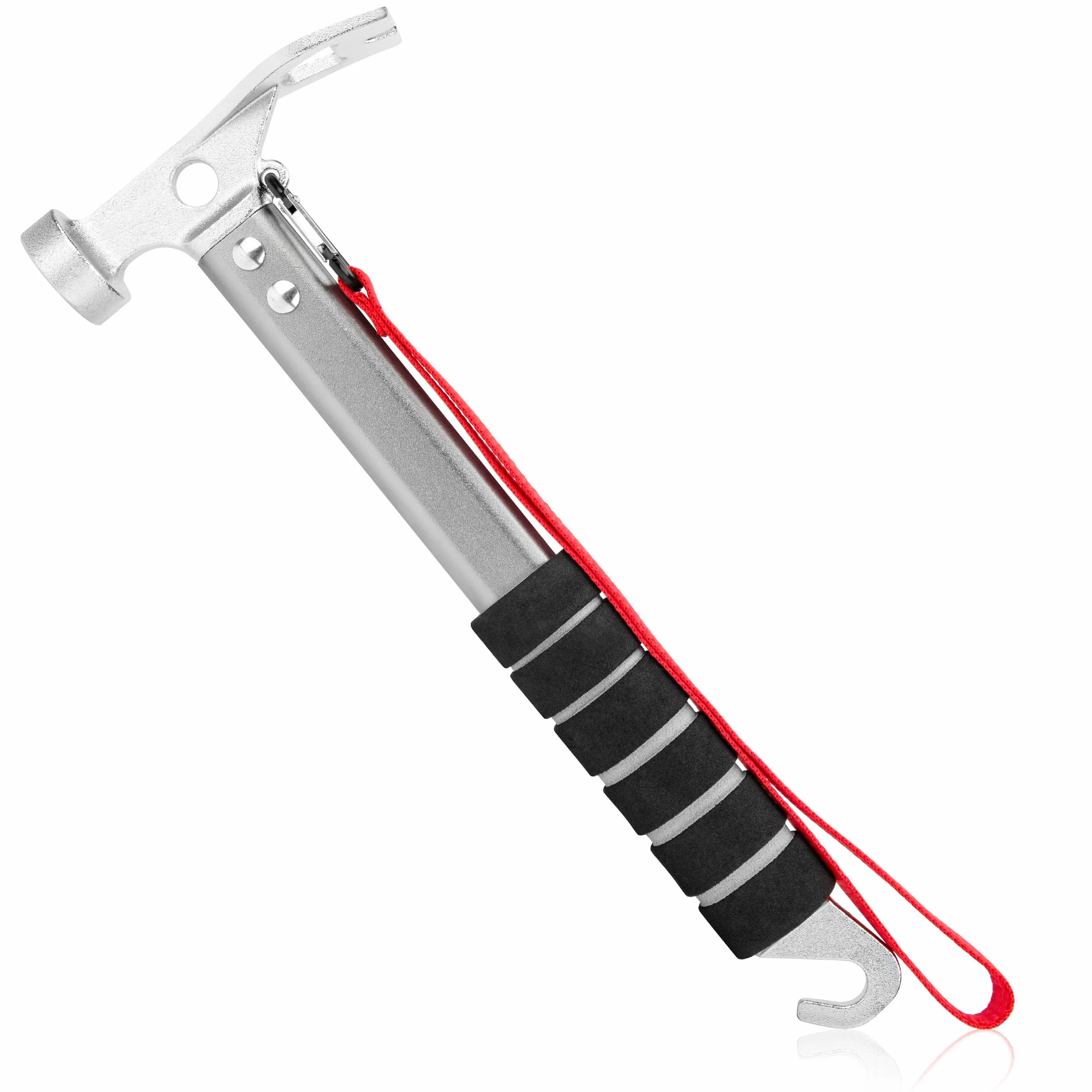 Marteau de Tente en Aluminium Léger pour Camping Randonnée Jardinage Argent