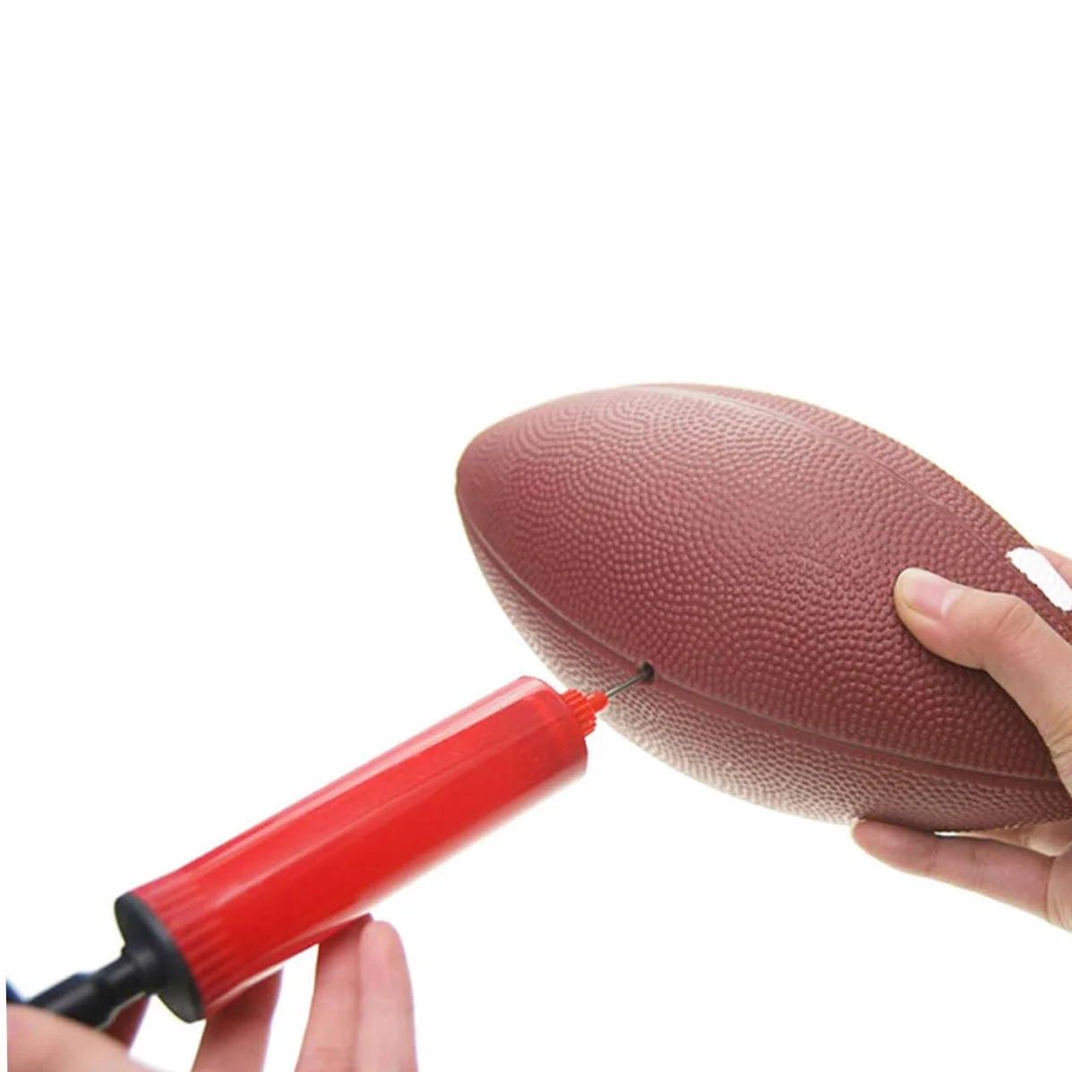 Toddmomy 2 pièces Ballon de Rugby Gonflable Junior Entraînement pour Garçon Fille