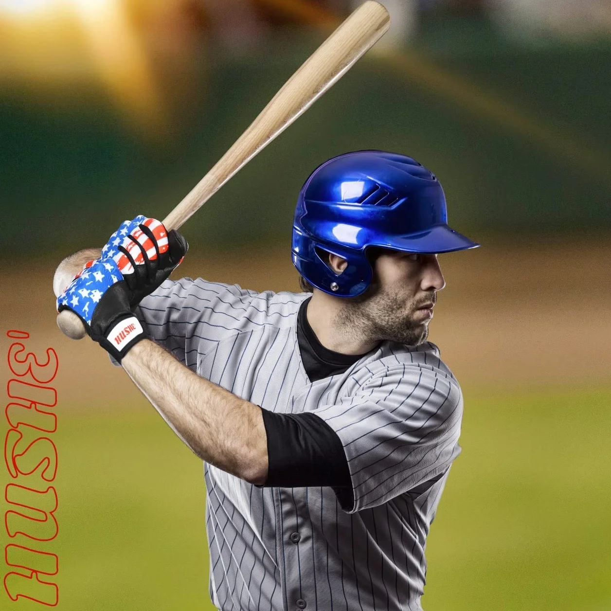 Hushe' Gants de frappe baseball taille L jeune