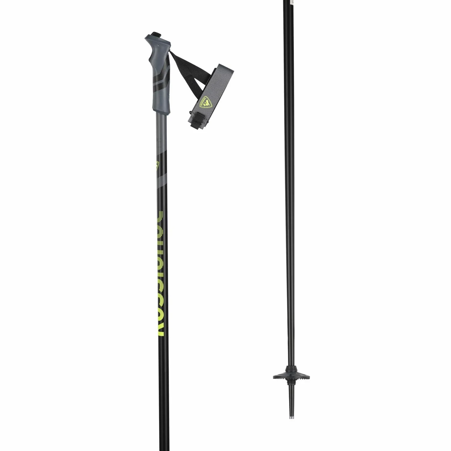Rossignol - Batons De Ski Tactic Clip Black Lime - Homme - Noir