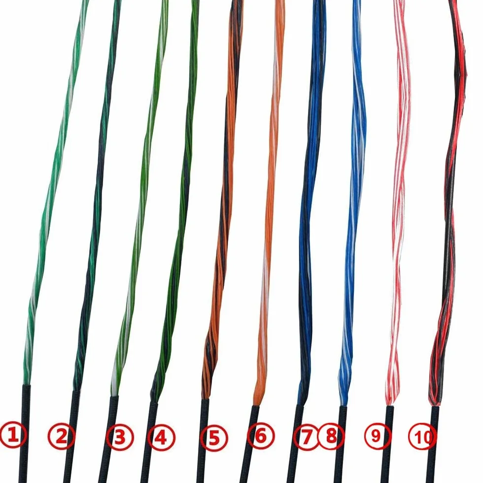 Corde d'arc SHARROW Dacron 16 Brins 60"-70" pour Arc Classique Longbow Traditionnel