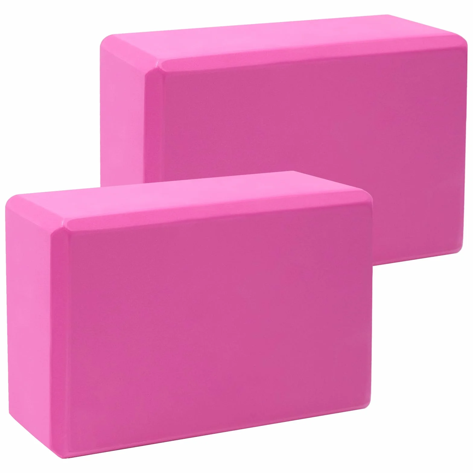 Blocs de yoga en mousse EVA haute densité antidérapante, lot de 2 pour yoga, pilates, méditation