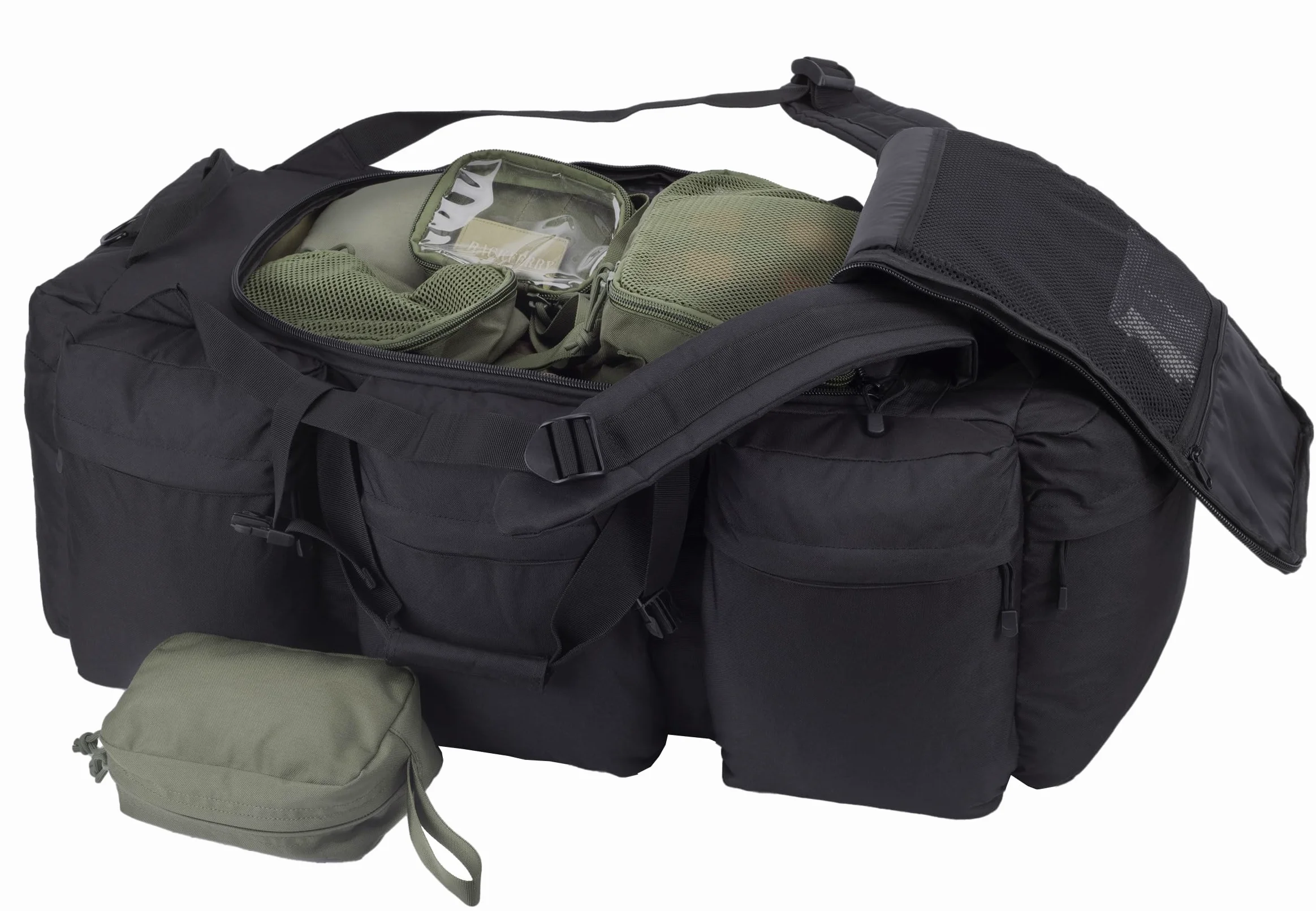 Grand Sac de Voyage Militaire Sac de Marin Style Militaire Sac d'équipement Tactique et de Sport avec, 100L