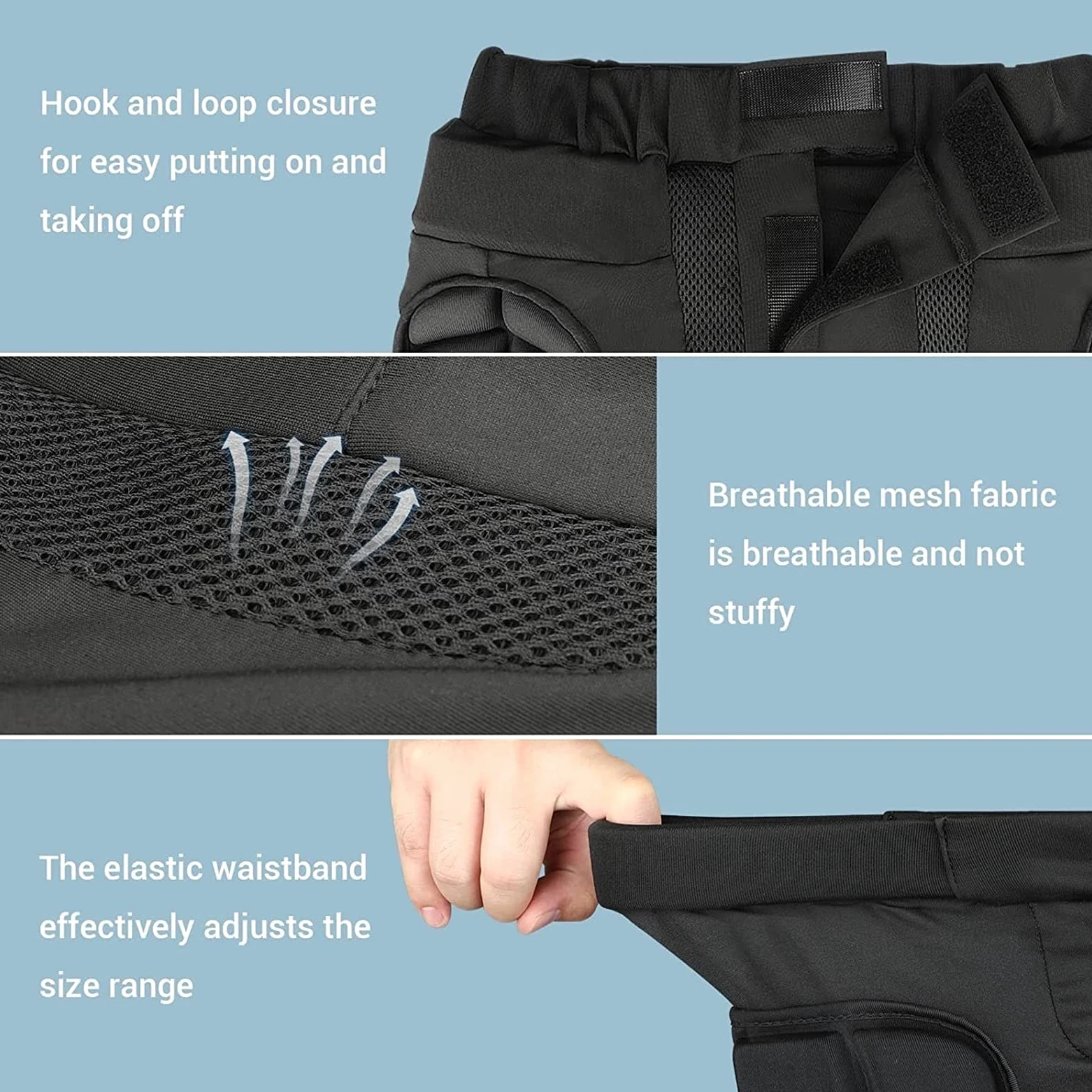 Protection Hanche Short Rembourré 3D Respirant Léger Équipement De Protection for Ski Skate Snowboard Patinage Ski Cyclisme