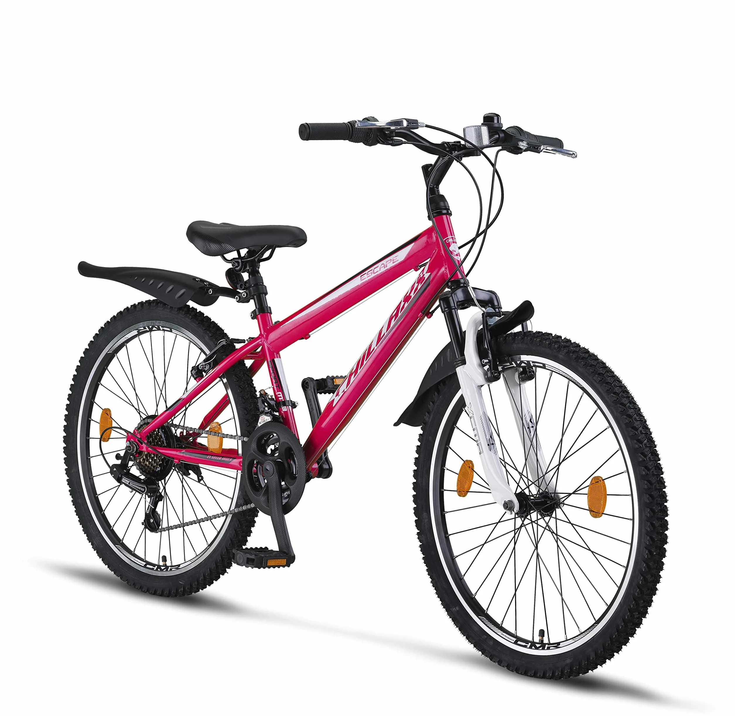 Chillaxx Bike Escape VTT 24 26 pouces 21 vitesses