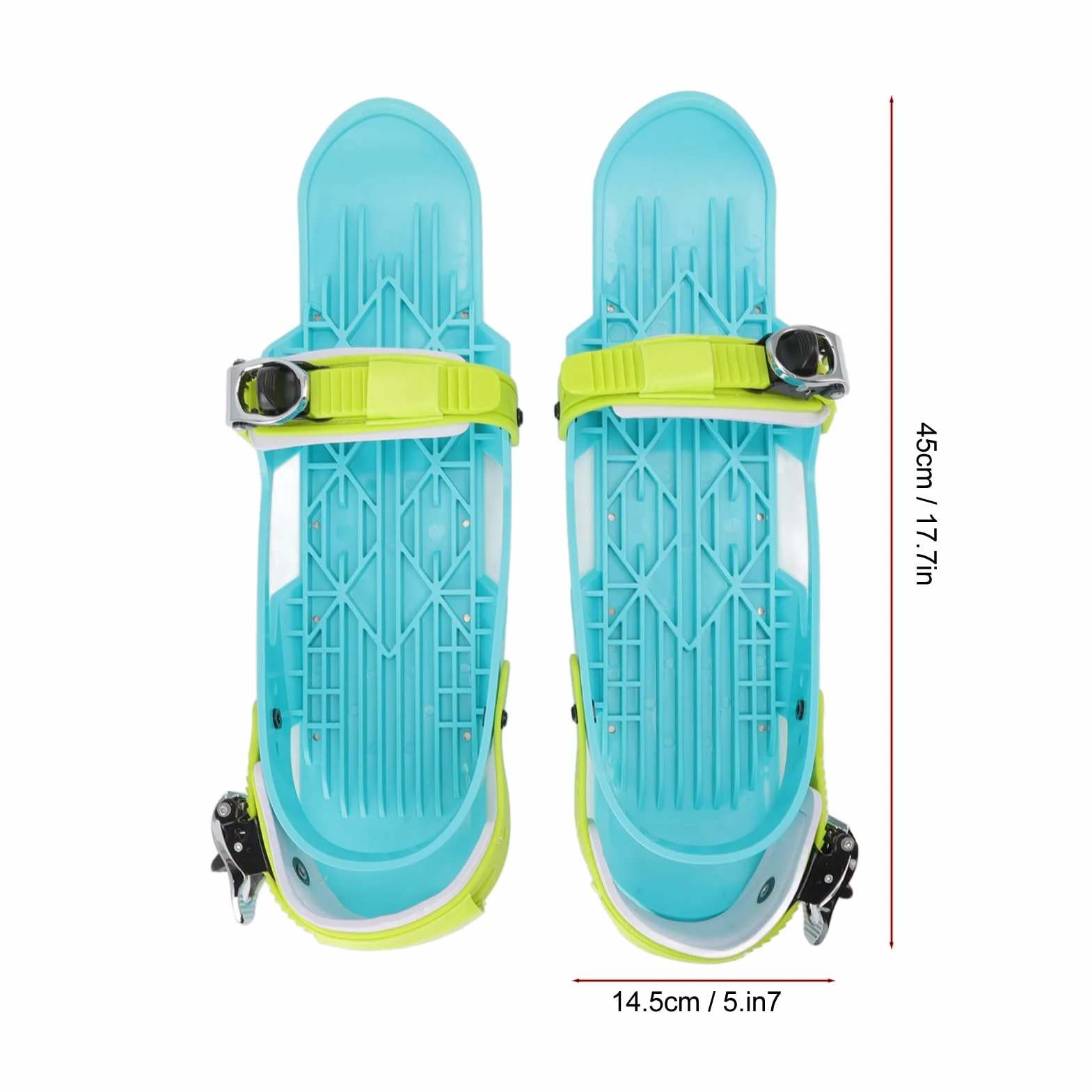 Skis de Neige, Mini Patins de Ski à Fixation Réglable pour Adultes, Lames de Neige avec Sac de Rangement pour Parcs à , Ski de Fond, Sentiers Forestiers, Pistes, Sports d'hiver