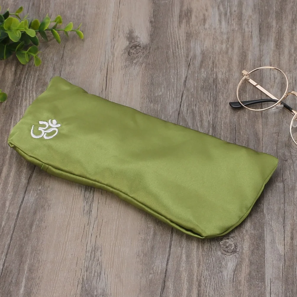 Masque Aromathérapie Coussin pour les yeux de yoga Soie Cassia Graine de Lavande Massage Relaxation