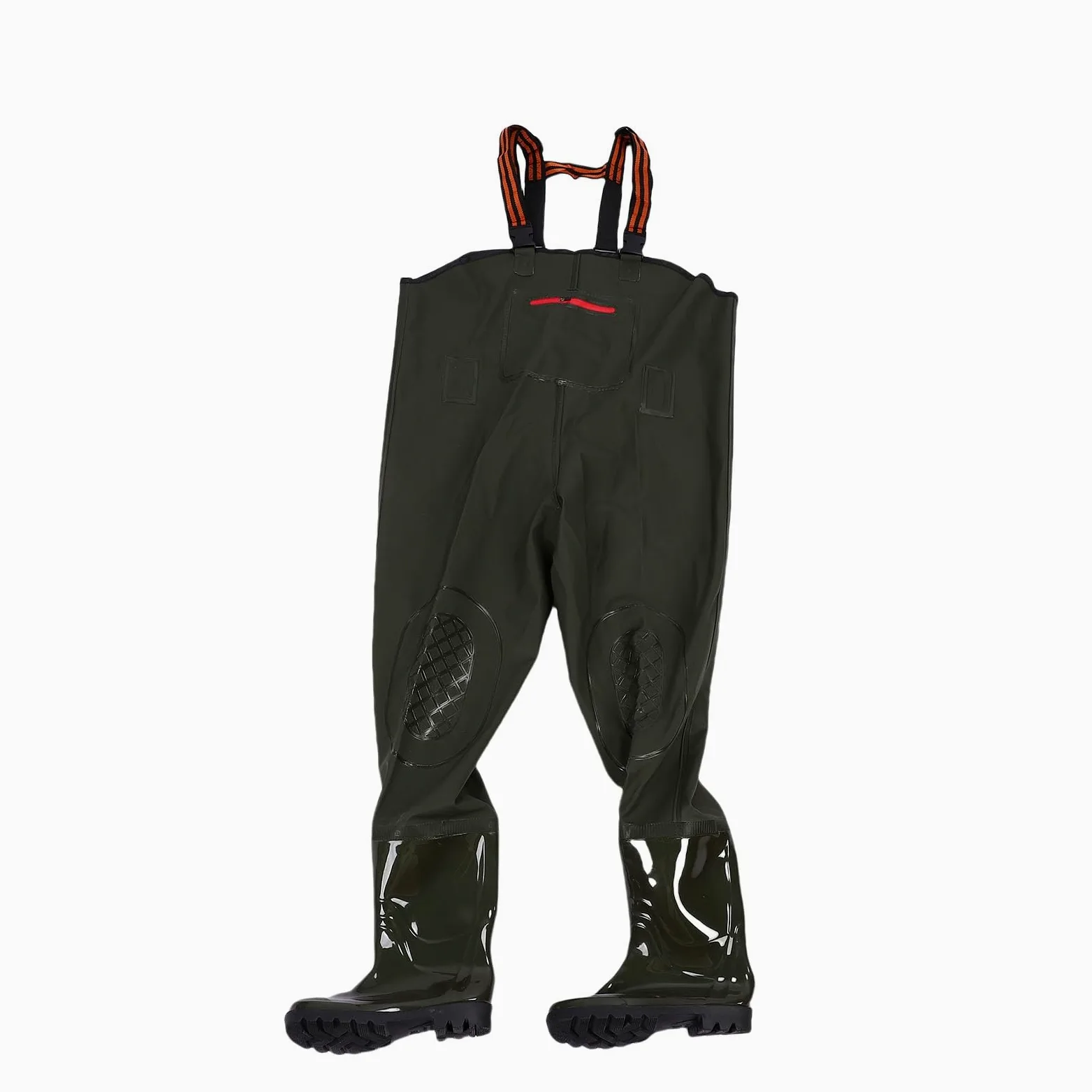 SIXRUN Cuissardes de Pêche, Cuissardes Imperméables Respirants en PVC avec Coutures Renforcées et Bretelles Réglables pour Hommes et Femmes Chasse et Sports Nautiques (Translation
