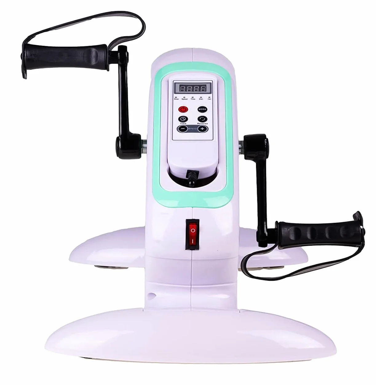 MedPlus Pédalier Électrique pour Thérapie de Réadaptation Mini Cycleette Gynastique Actif et Passif pour Bras et Jambes avec Ordinateur