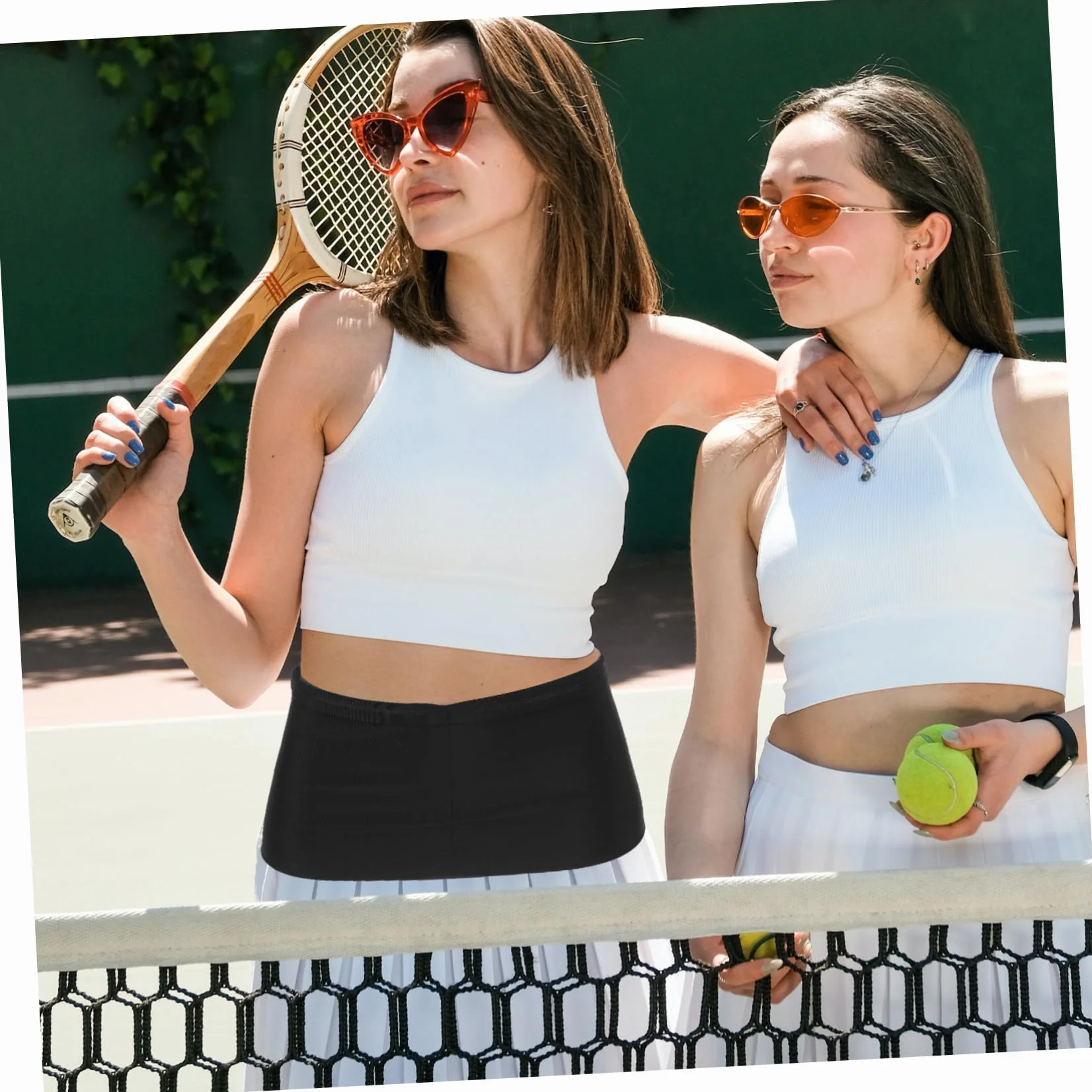 BESPORTBLE Banane de Tennis Balle de Tennis de Tennis pour Poche Sportif Accessoire Tennis Accessoires Tennis de balles de Golf Organisateur de balles de Golf Spandex Black