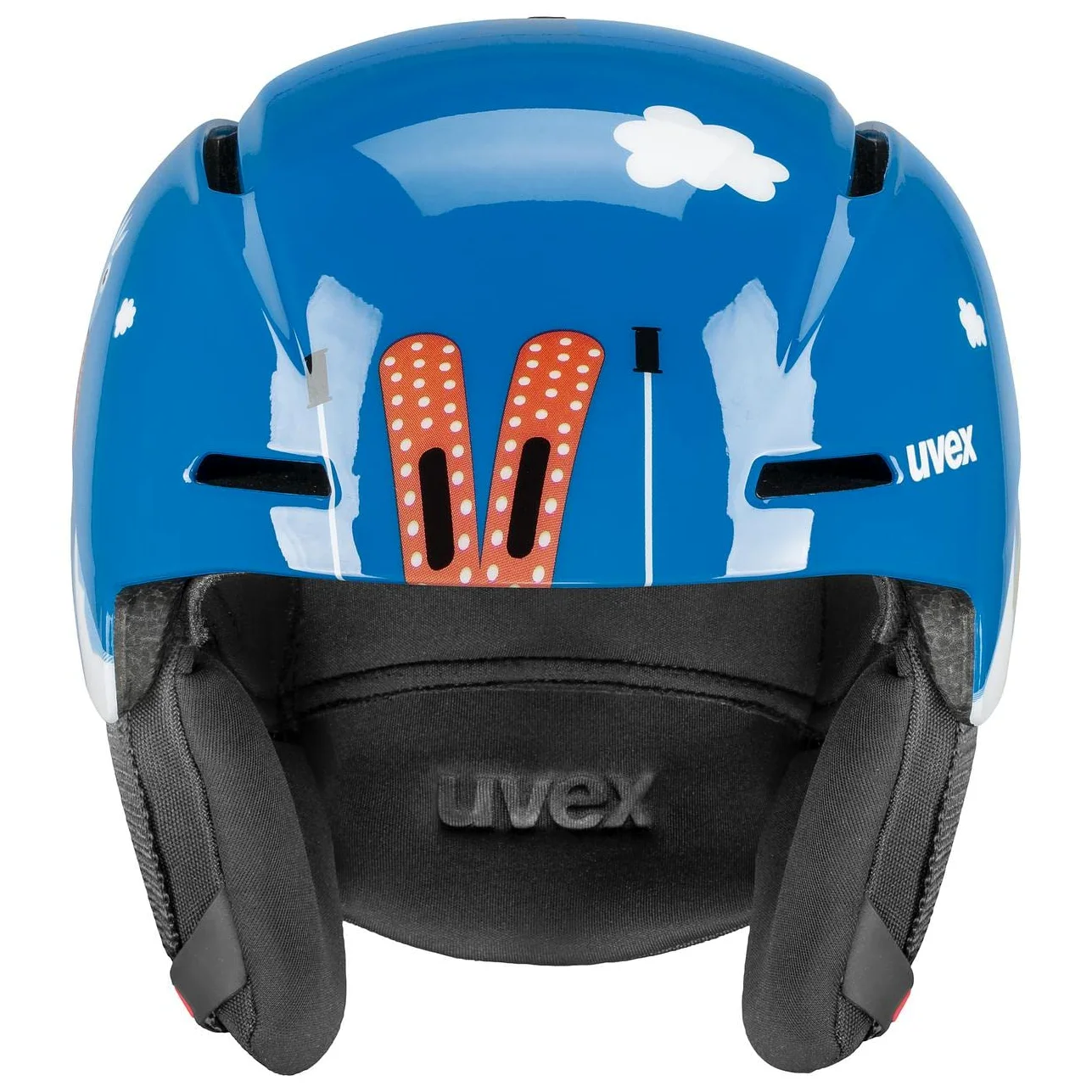 uvex viti Casque de Ski Enfant Unisexe, Blue Bear, 46-50 cm