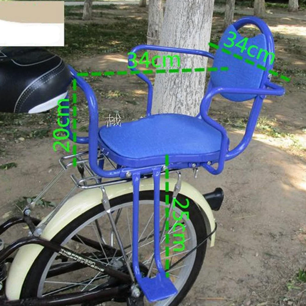 Vélo électrique vélo arrière siège Enfant VTT vélo bébé siège de sécurité Enfant avec Haute barrière