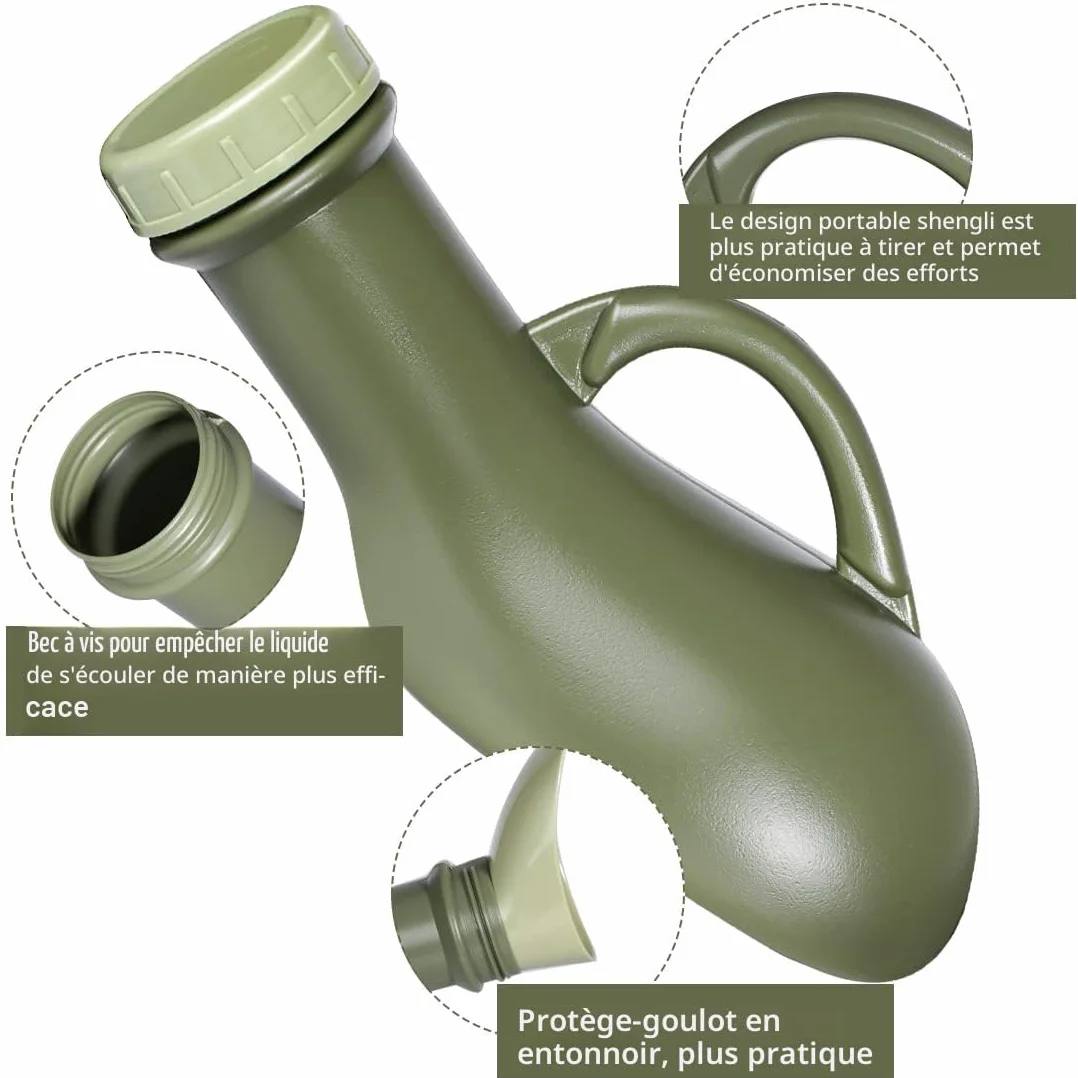 Urinoir portable 1L pour voyage camping voiture