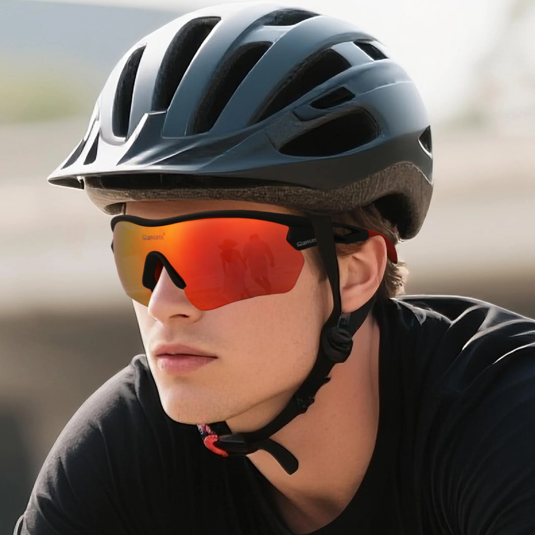 Lunettes de soleil polarisées interchangeables 5 verres sport homme femme