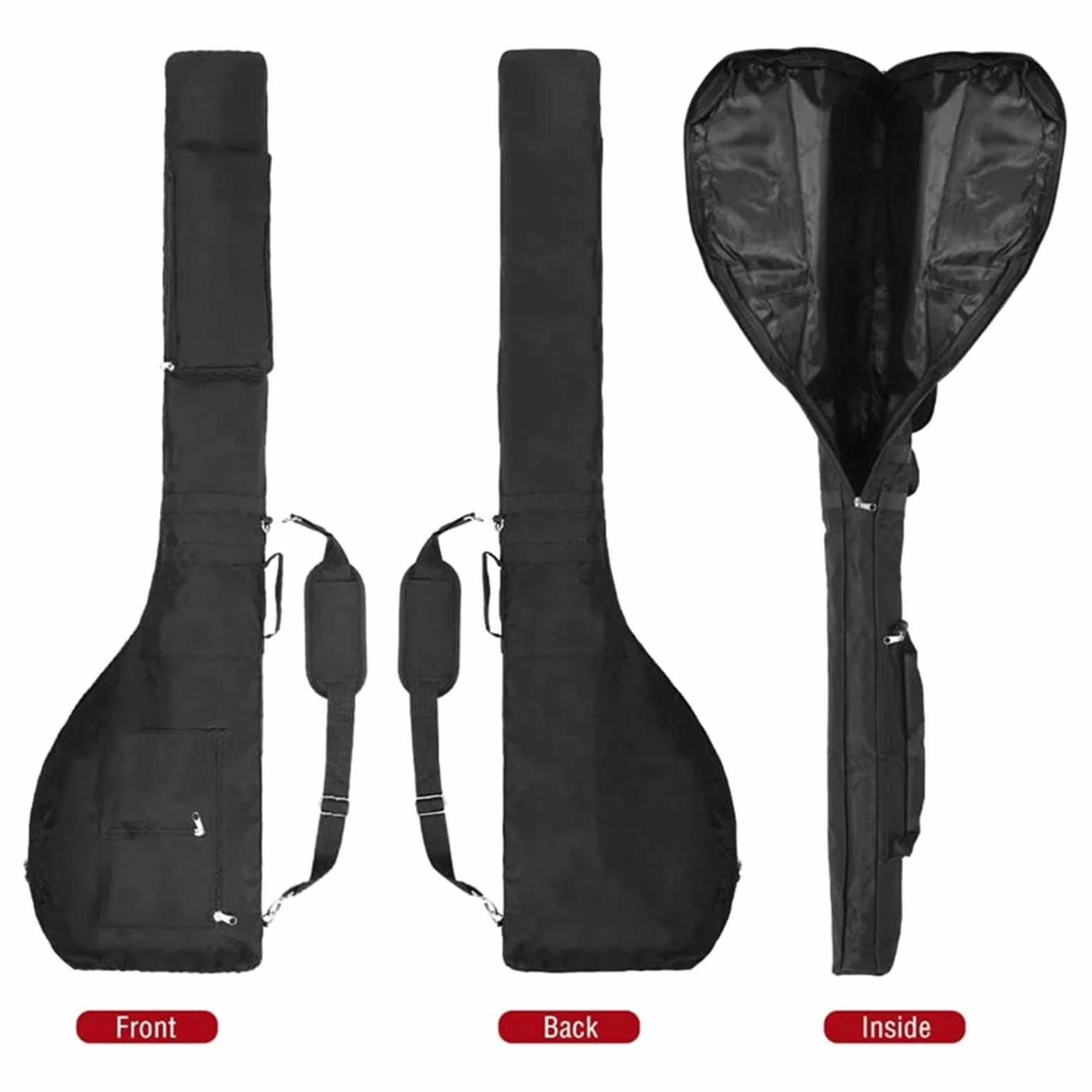 Sac de Golf de Voyage Pliable pour 8-10 Clubs Transport Résistant à l'usure