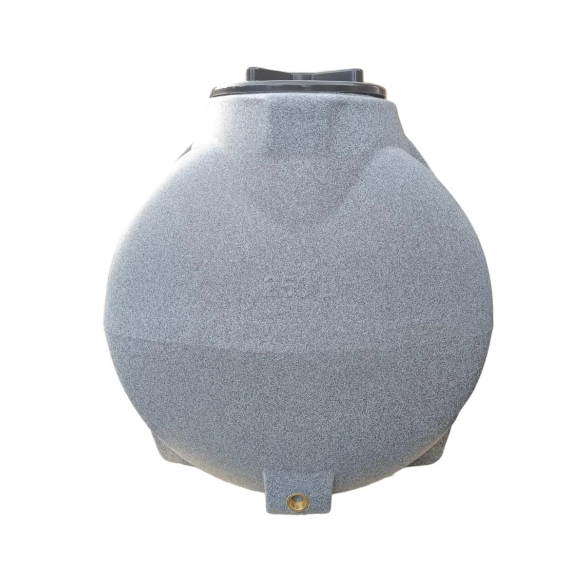 Varile Réservoir d'eau potable de 250 l, sans BPA, filetage en laiton 3/4", adapté à un usage alimentaire, horizontal (granit)