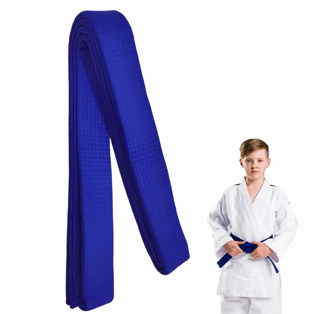 Ceinture de Taekwondo 240 cm Bleue Niveau 4