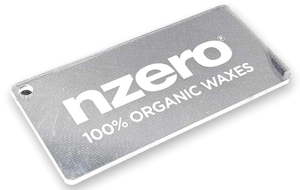 N-ZERO NZERO Racloir en méthacrylate pour Semelles de Skis et Snowboard, Transparent, 4 mm, 130 x 60 mm