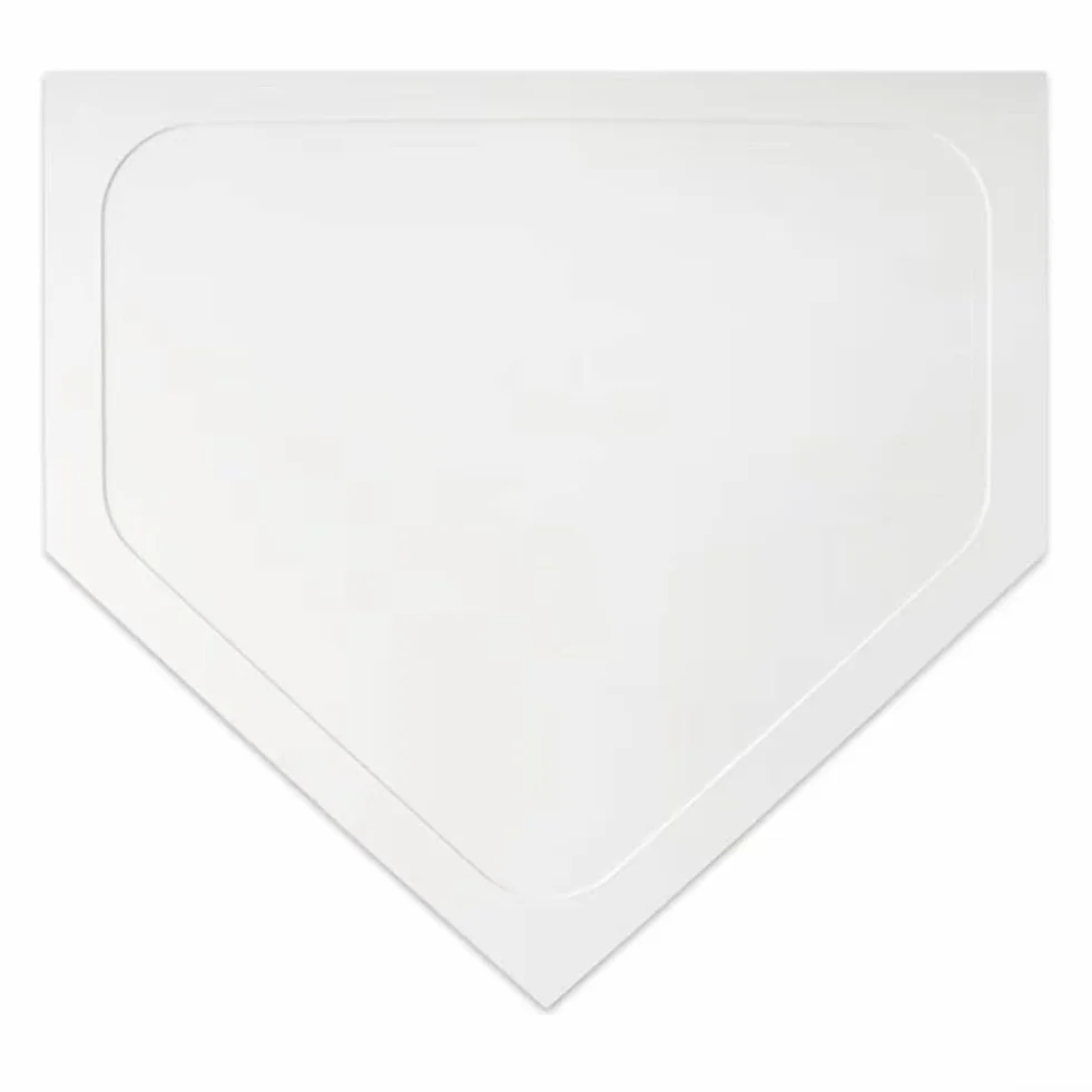 Base de baseball et softball enroulable, plaque en caoutchouc léger et tapis de lanceur pour l'entraînement