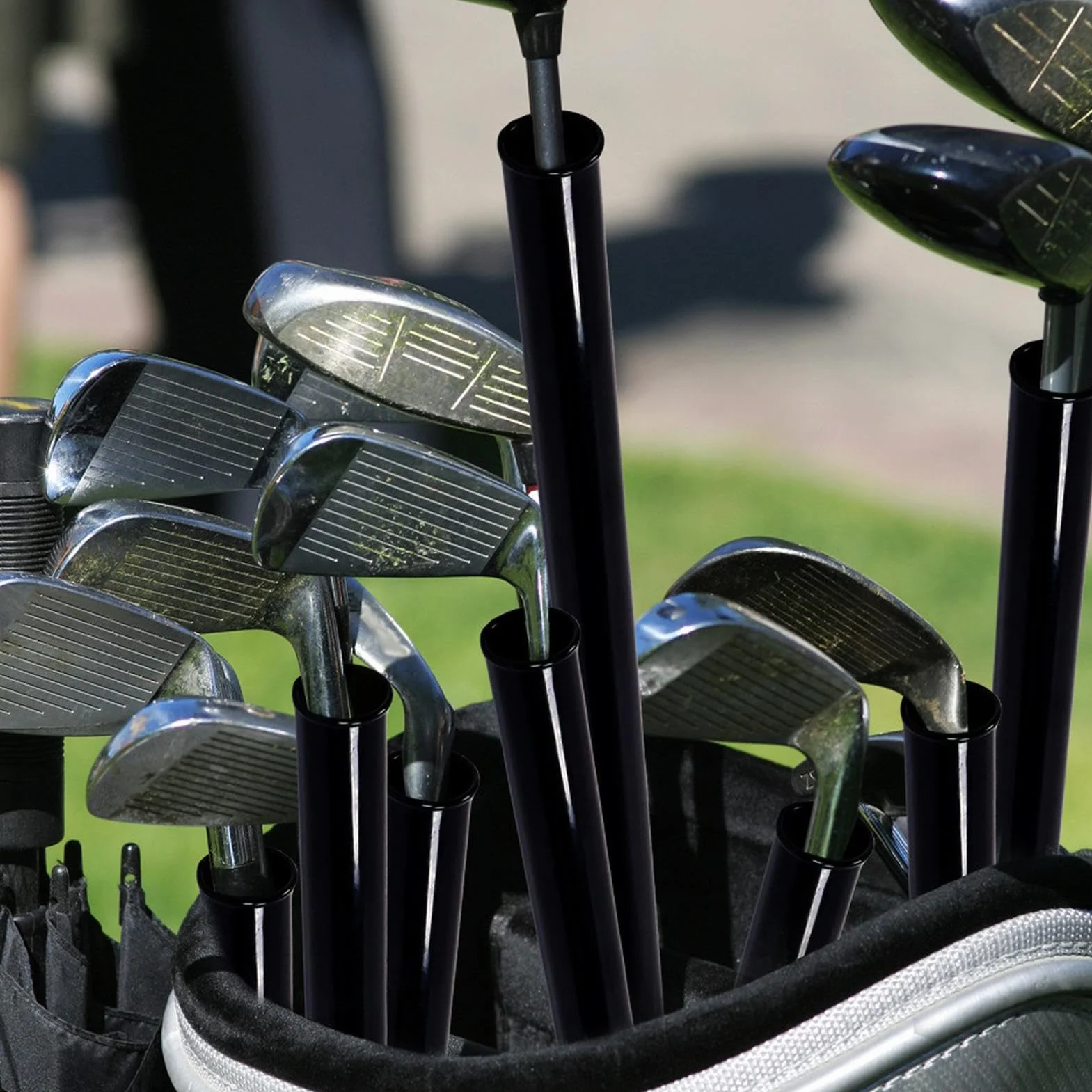 Organiseur de Sac de Golf | Tubes de Club de Golf | 14 séparateurs de Rechange pour Sac de Golf Pl-astic de qualité supérieure, Support de Club renforcé pour Adultes