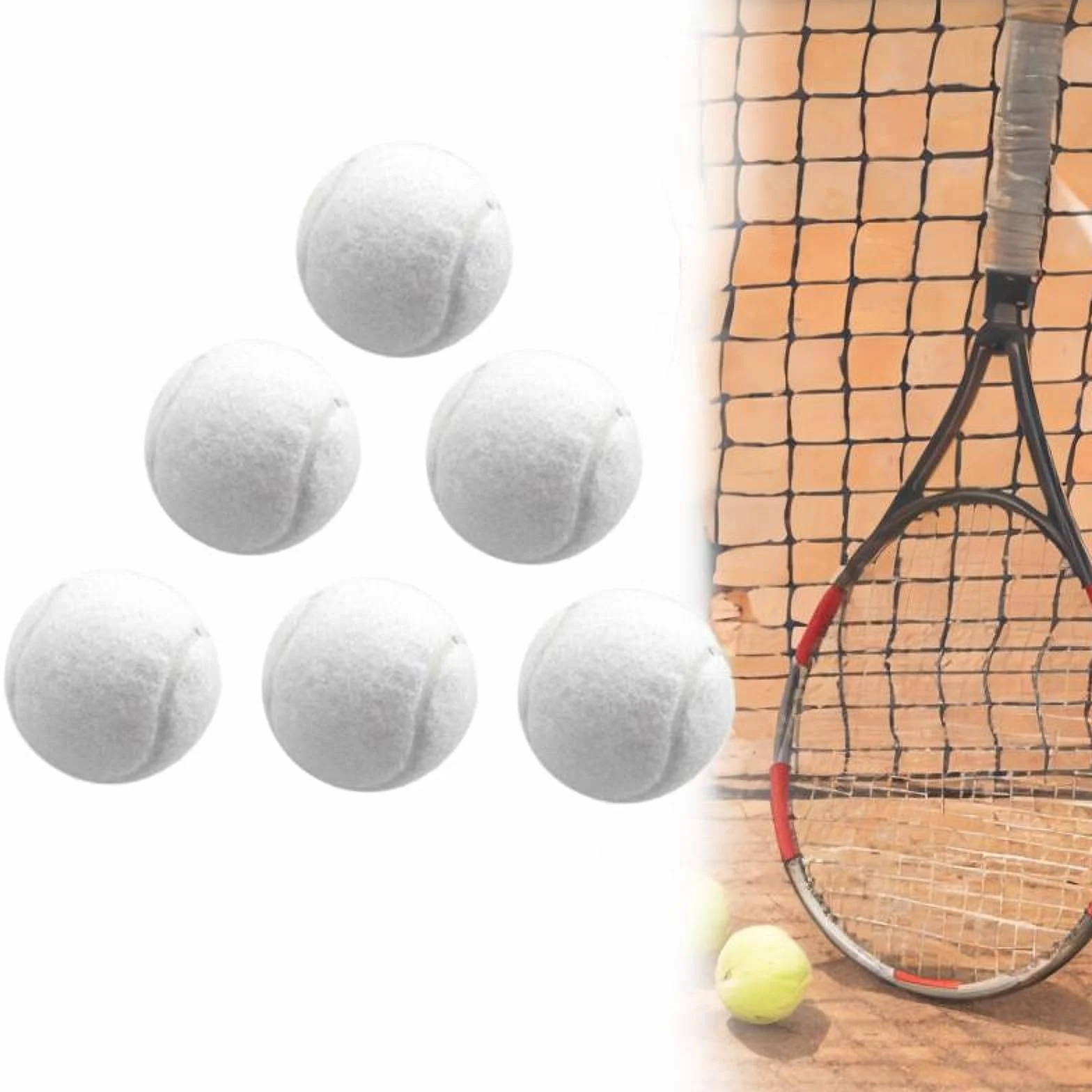 LOVIVER Ensemble de Balles de Tennis Durables pour Entraînement