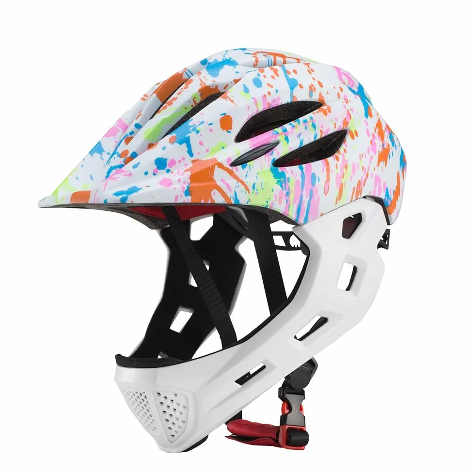 Casque de vélo réglable et respirant pour enfants avec lumière LED