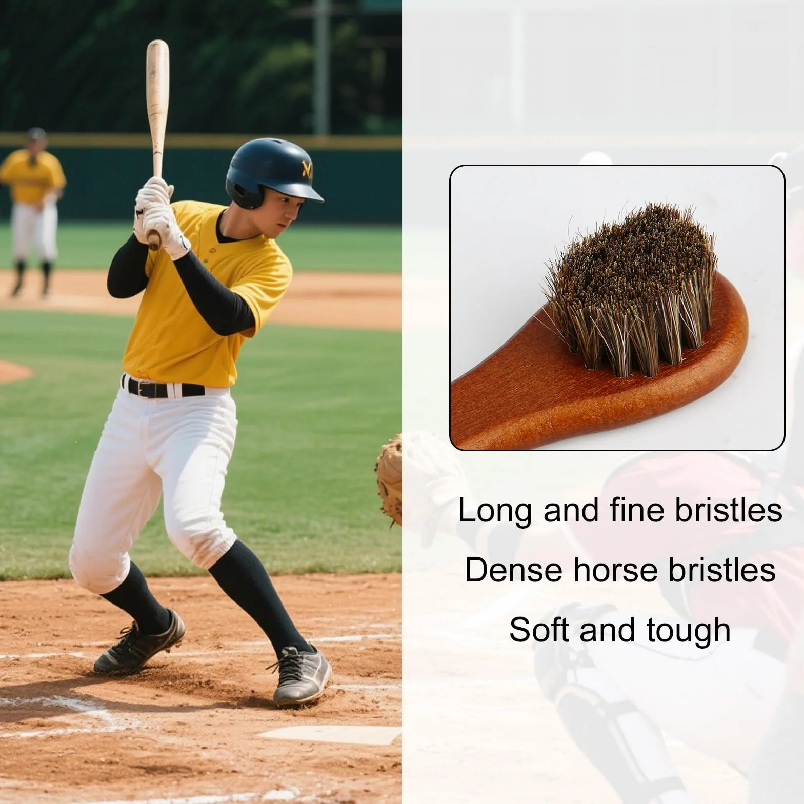 Brosses à Récurer pour Gants Baseball Entretien Doux Accessoires Nettoyage
