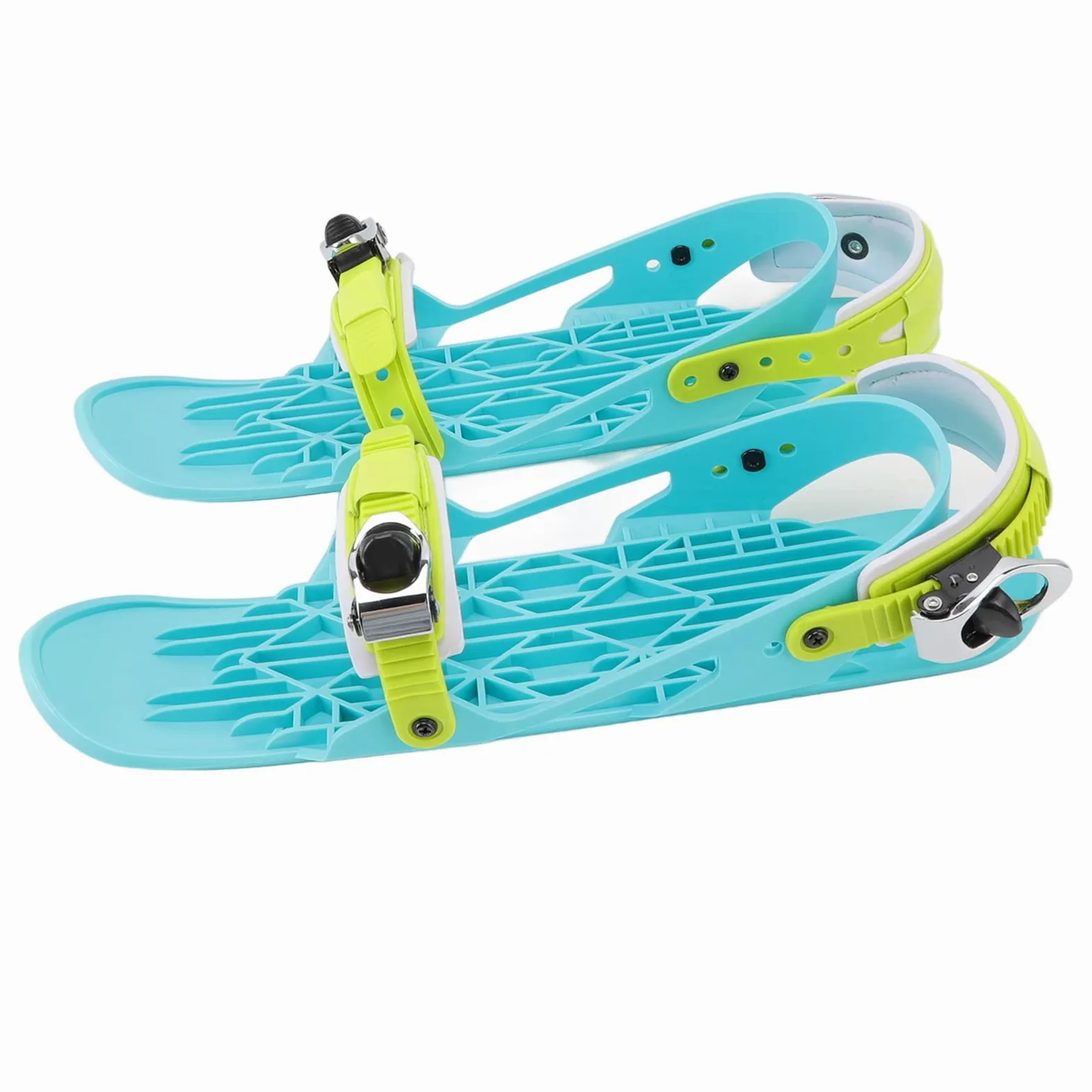 Skis de Neige, Mini Patins de Ski à Fixation Réglable pour Adultes, Lames de Neige avec Sac de Rangement pour Parcs à , Ski de Fond, Sentiers Forestiers, Pistes, Sports d'hiver