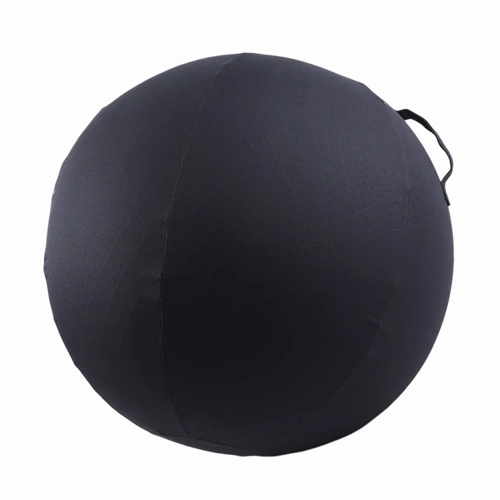 Housse de protection pour ballon de yoga 65 cm avec poignée de transport résistante à l'usure gris