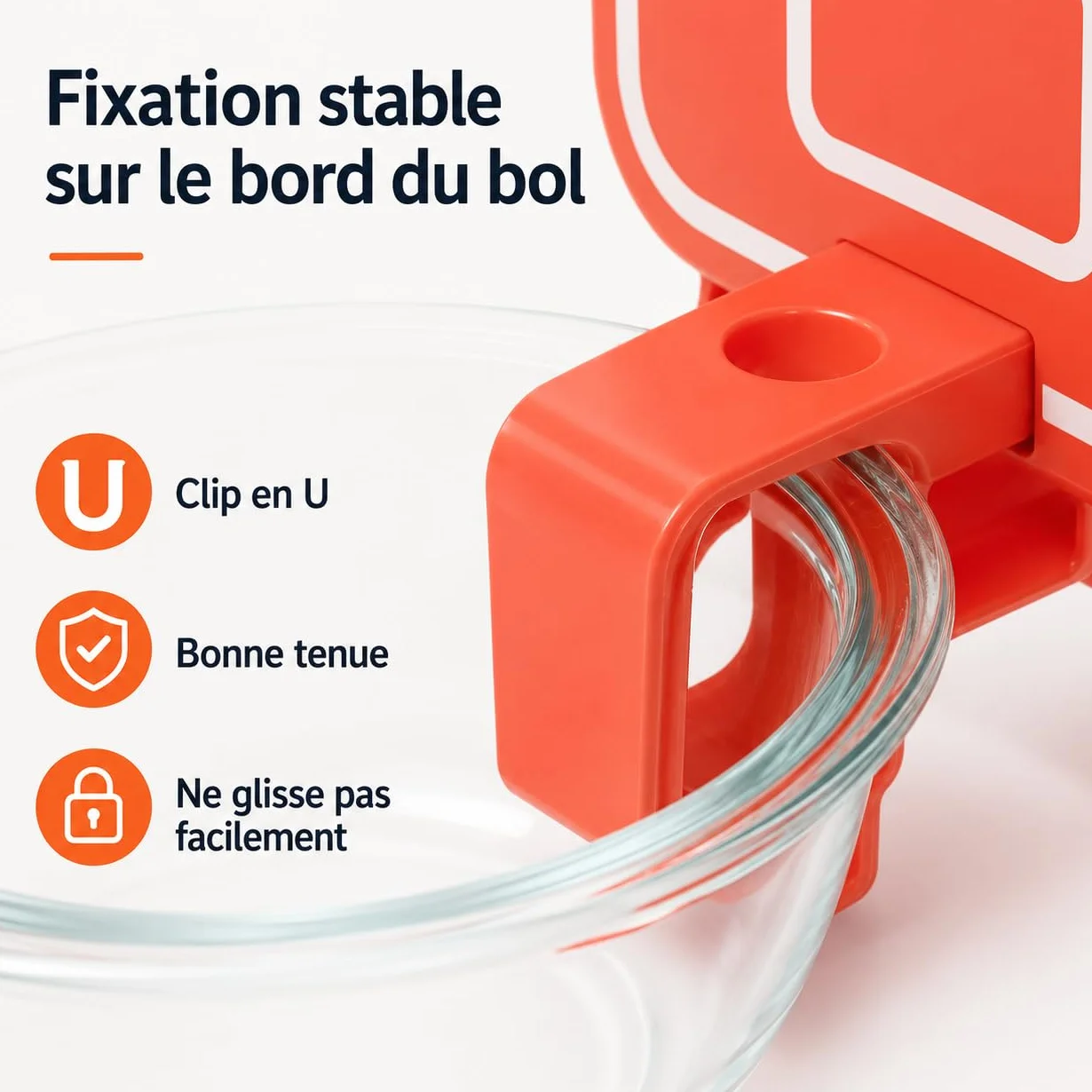 Séparateur d'œuf Panier de Basket Orange Plastique