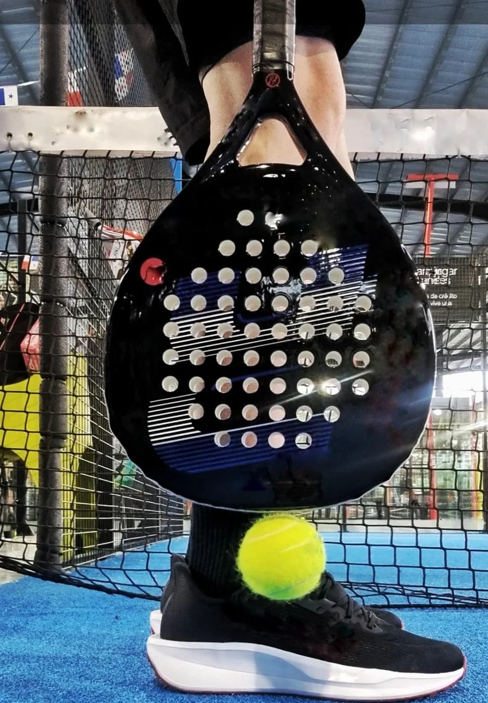 Bande Ramasse-Balles de Padel et Protecteur de Raquette, Accessoire Attrape-Balles Facile à Installer